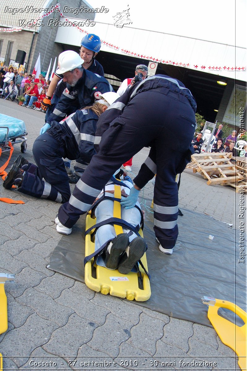 Cossato - 27 settembre 2010 - 30 anni fondazione -  Croce Rossa Italiana - Ispettorato Regionale Volontari del Soccorso Piemonte