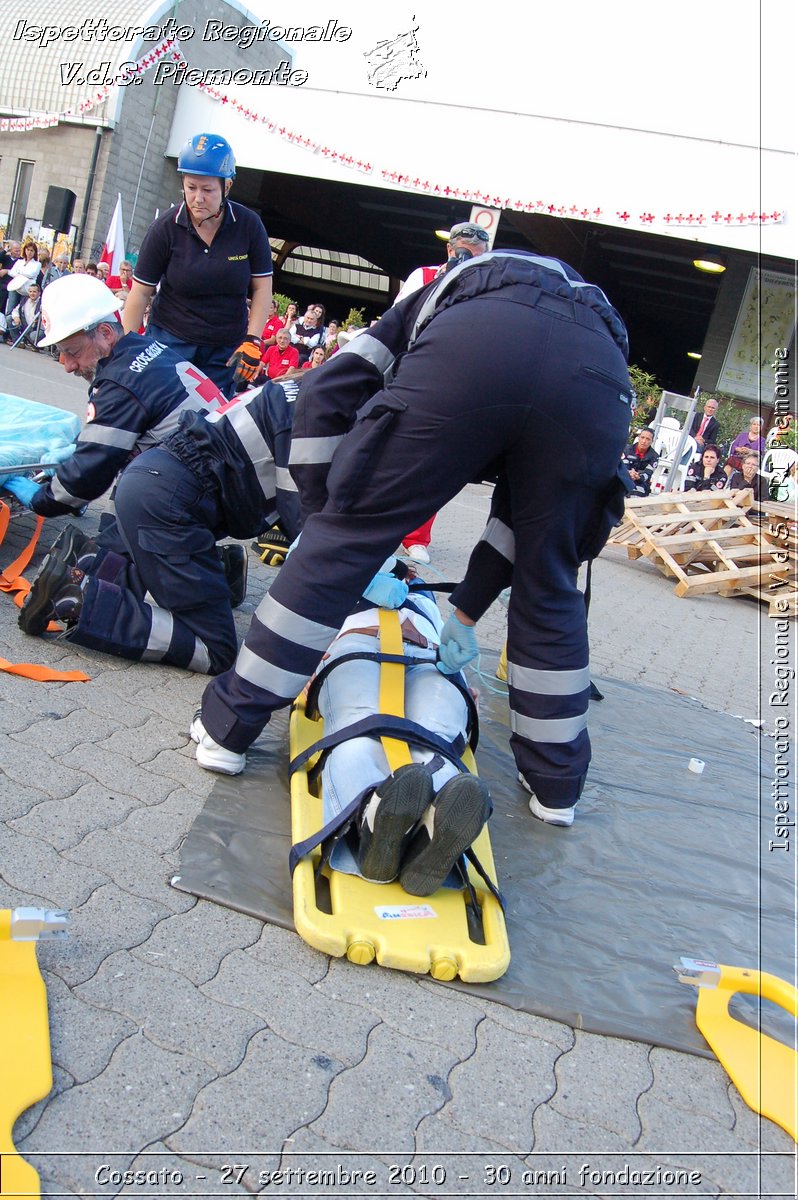 Cossato - 27 settembre 2010 - 30 anni fondazione -  Croce Rossa Italiana - Ispettorato Regionale Volontari del Soccorso Piemonte