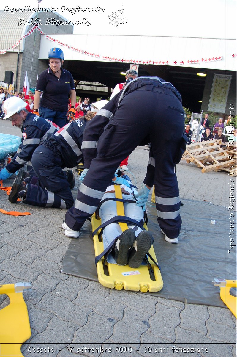 Cossato - 27 settembre 2010 - 30 anni fondazione -  Croce Rossa Italiana - Ispettorato Regionale Volontari del Soccorso Piemonte