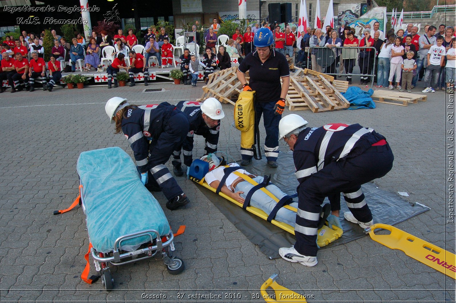 Cossato - 27 settembre 2010 - 30 anni fondazione -  Croce Rossa Italiana - Ispettorato Regionale Volontari del Soccorso Piemonte