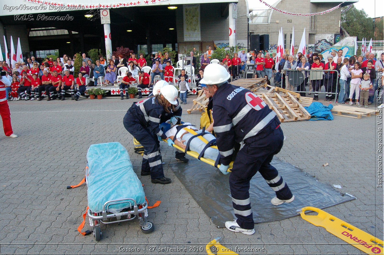 Cossato - 27 settembre 2010 - 30 anni fondazione -  Croce Rossa Italiana - Ispettorato Regionale Volontari del Soccorso Piemonte