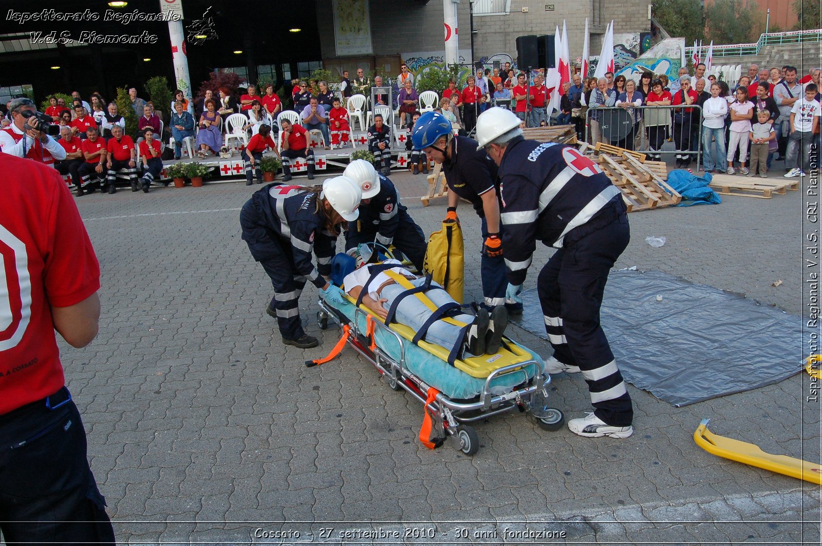 Cossato - 27 settembre 2010 - 30 anni fondazione -  Croce Rossa Italiana - Ispettorato Regionale Volontari del Soccorso Piemonte