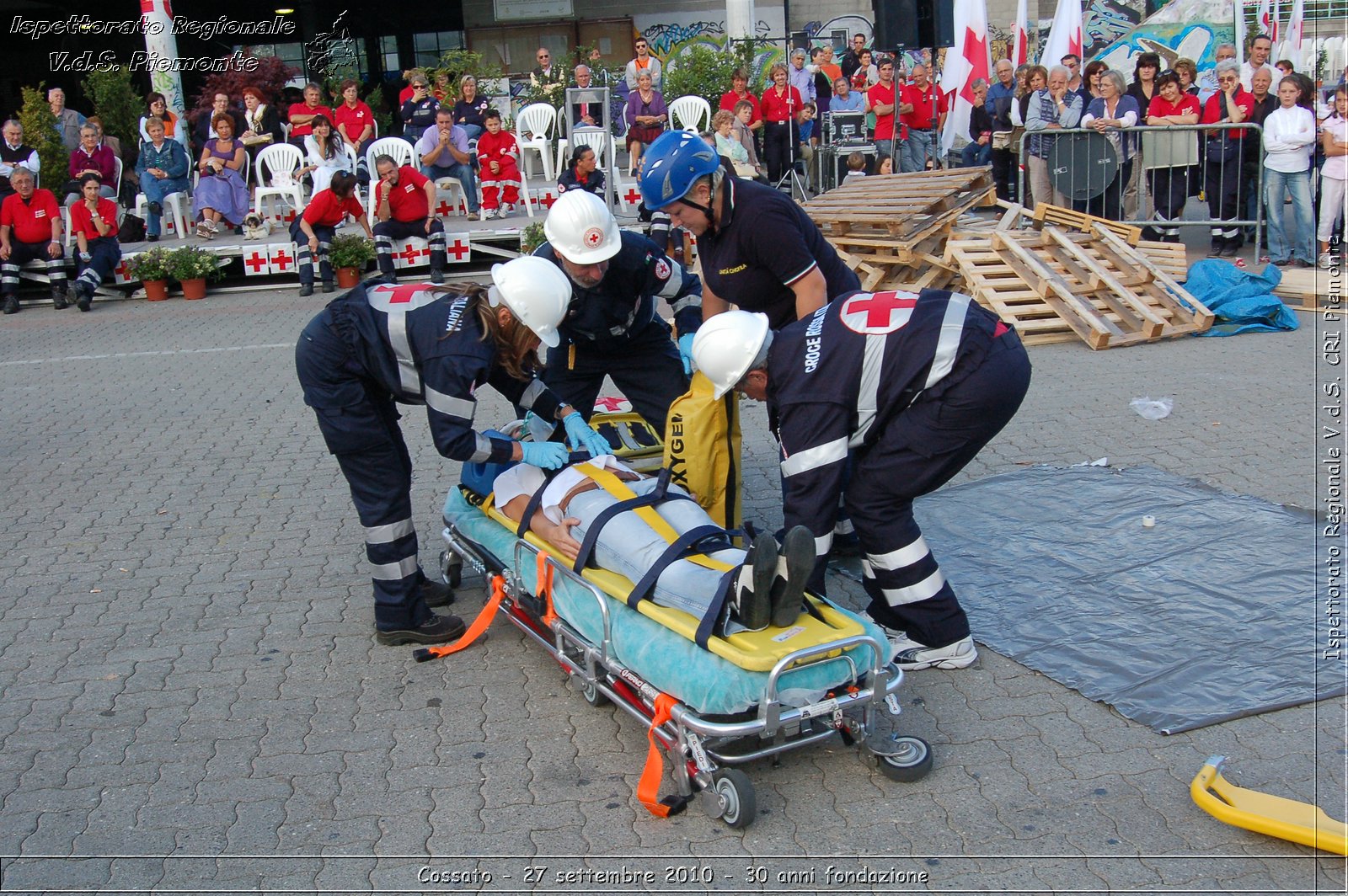 Cossato - 27 settembre 2010 - 30 anni fondazione -  Croce Rossa Italiana - Ispettorato Regionale Volontari del Soccorso Piemonte