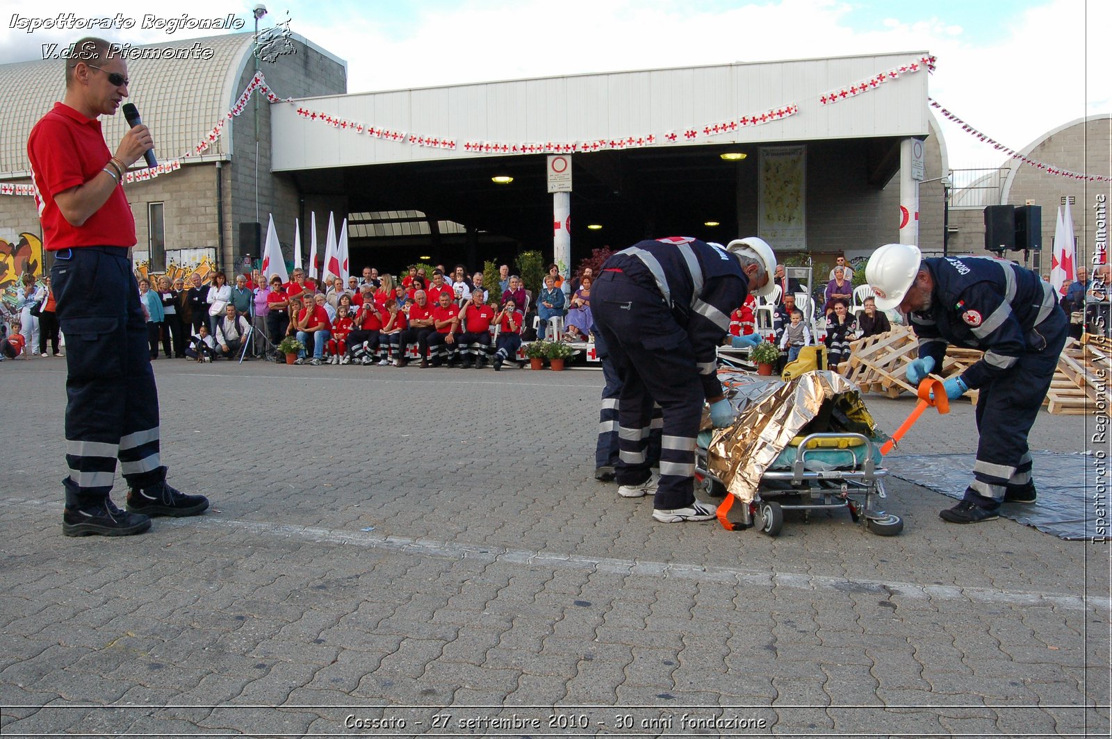 Cossato - 27 settembre 2010 - 30 anni fondazione -  Croce Rossa Italiana - Ispettorato Regionale Volontari del Soccorso Piemonte