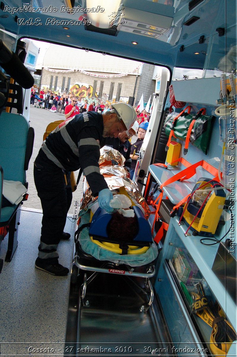 Cossato - 27 settembre 2010 - 30 anni fondazione -  Croce Rossa Italiana - Ispettorato Regionale Volontari del Soccorso Piemonte