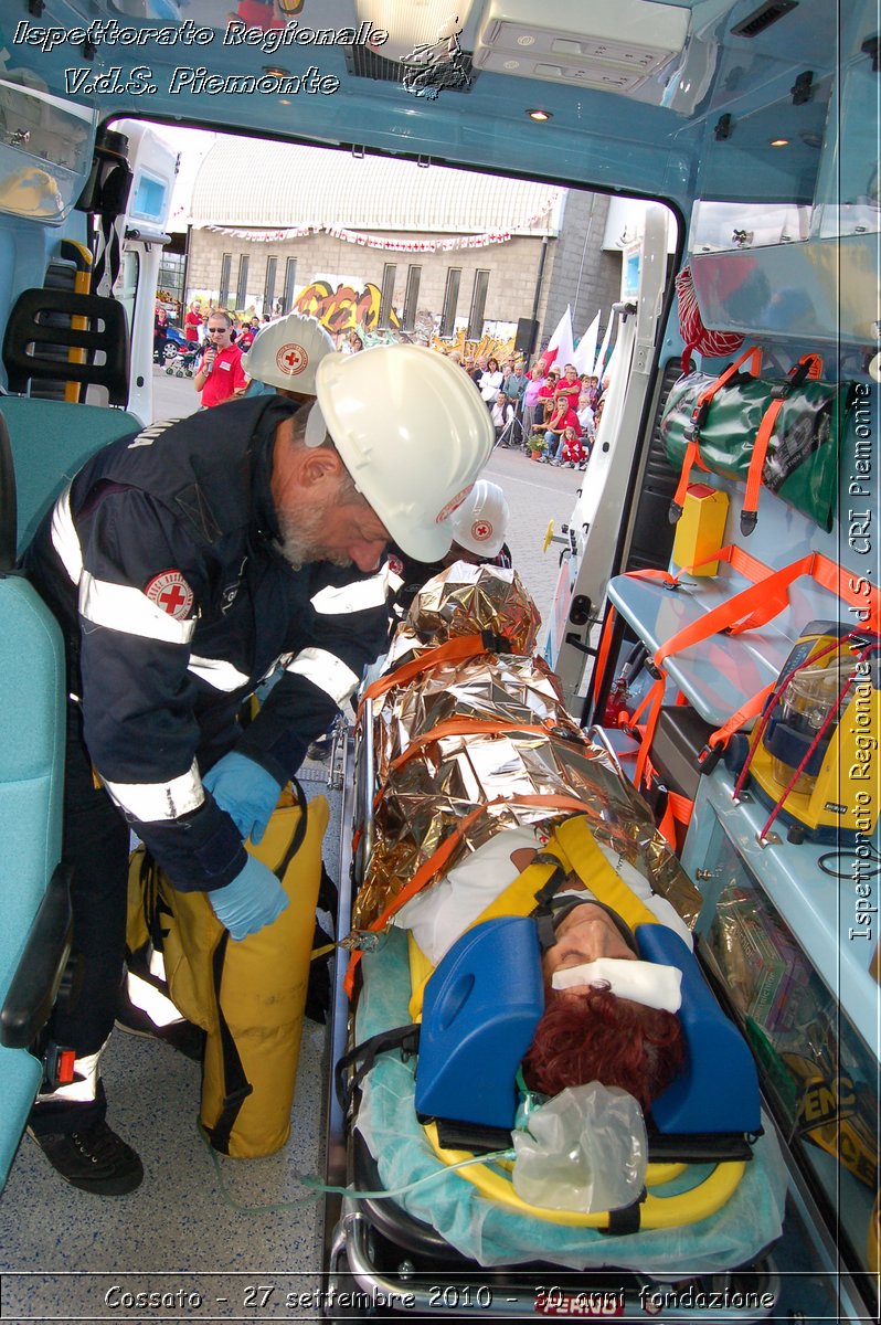 Cossato - 27 settembre 2010 - 30 anni fondazione -  Croce Rossa Italiana - Ispettorato Regionale Volontari del Soccorso Piemonte