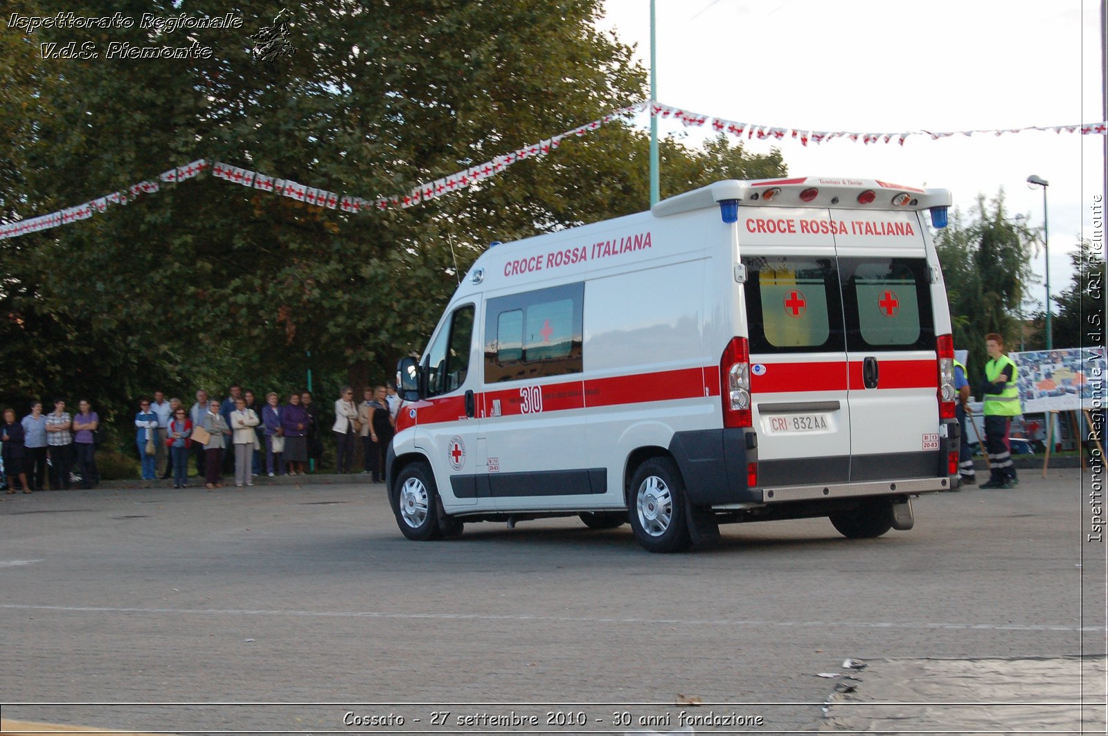 Cossato - 27 settembre 2010 - 30 anni fondazione -  Croce Rossa Italiana - Ispettorato Regionale Volontari del Soccorso Piemonte