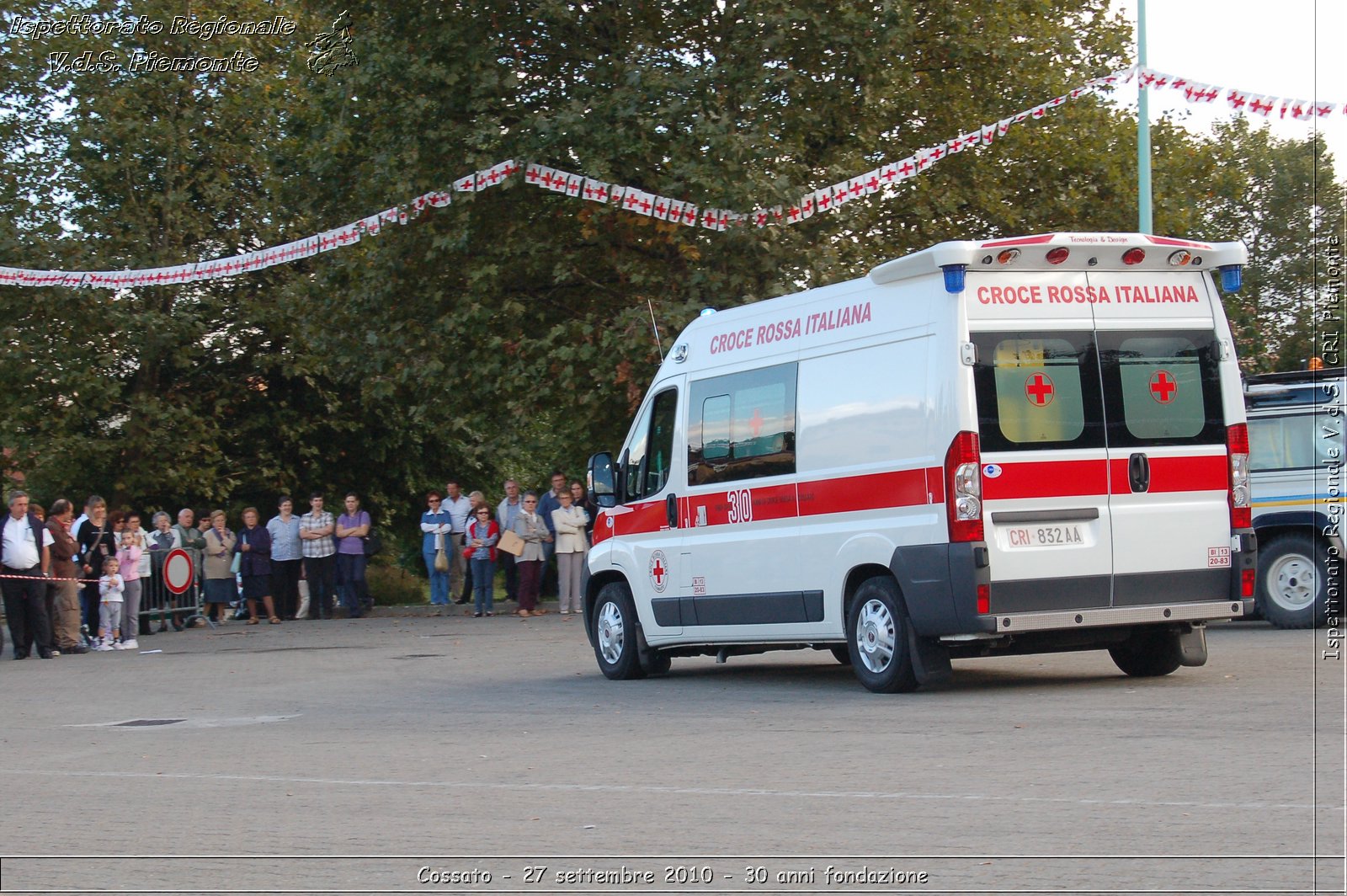 Cossato - 27 settembre 2010 - 30 anni fondazione -  Croce Rossa Italiana - Ispettorato Regionale Volontari del Soccorso Piemonte