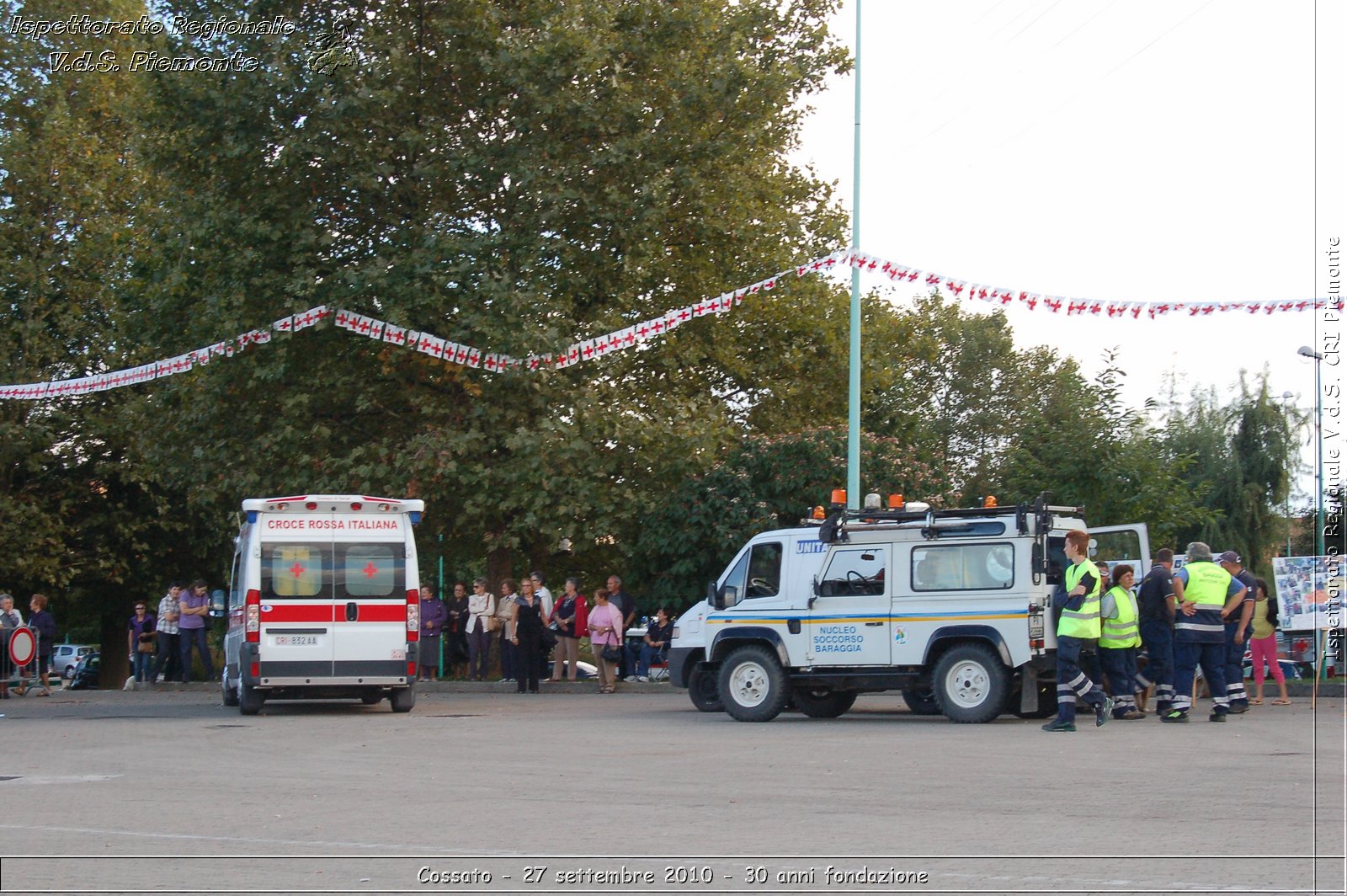 Cossato - 27 settembre 2010 - 30 anni fondazione -  Croce Rossa Italiana - Ispettorato Regionale Volontari del Soccorso Piemonte