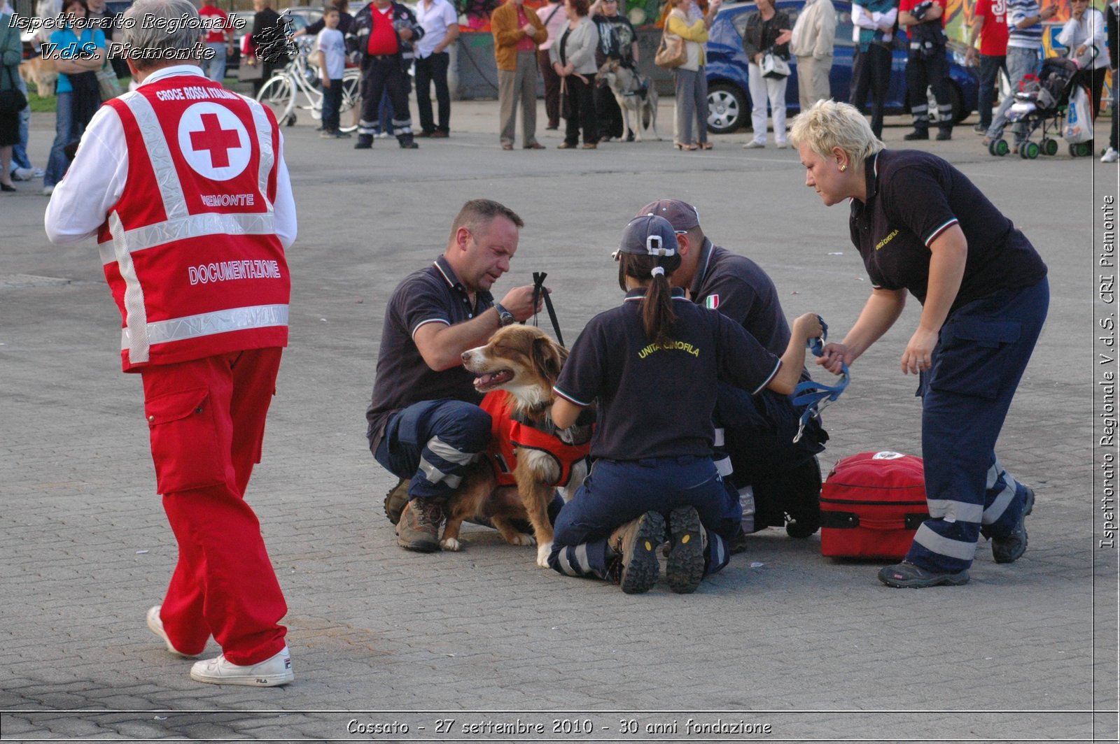 Cossato - 27 settembre 2010 - 30 anni fondazione -  Croce Rossa Italiana - Ispettorato Regionale Volontari del Soccorso Piemonte