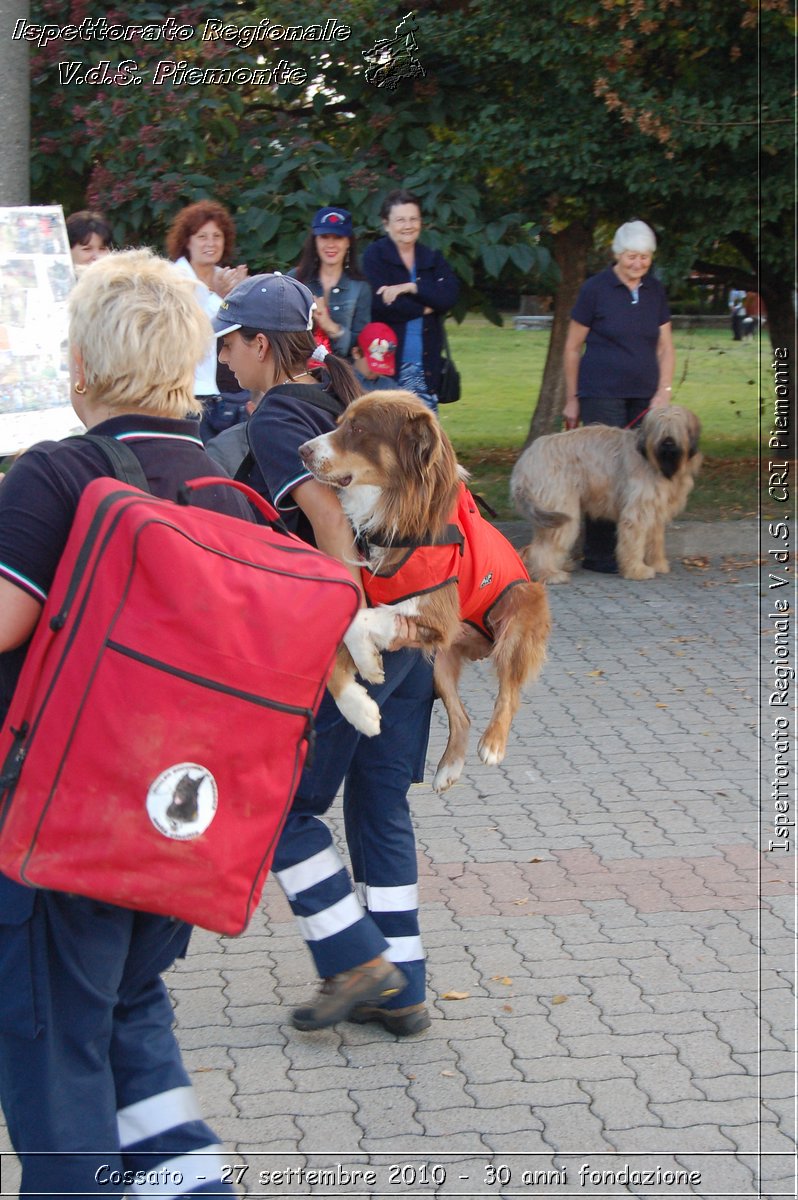 Cossato - 27 settembre 2010 - 30 anni fondazione -  Croce Rossa Italiana - Ispettorato Regionale Volontari del Soccorso Piemonte