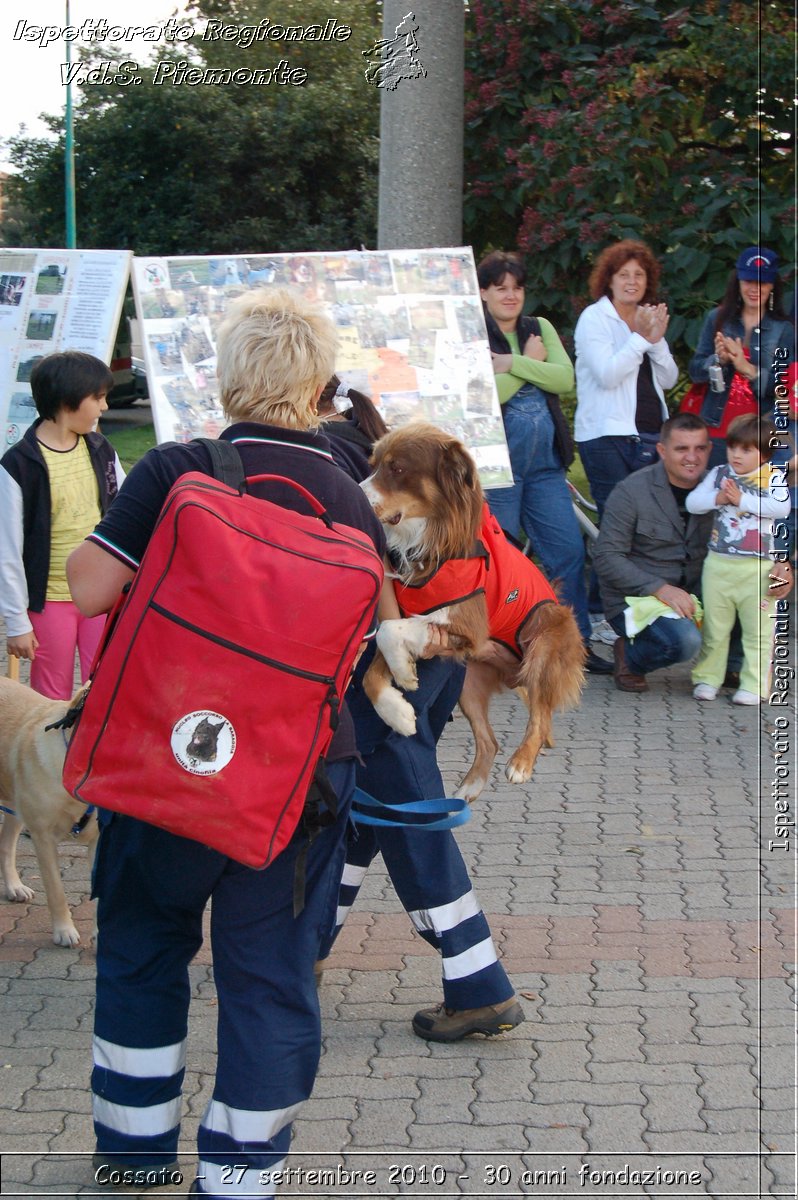 Cossato - 27 settembre 2010 - 30 anni fondazione -  Croce Rossa Italiana - Ispettorato Regionale Volontari del Soccorso Piemonte