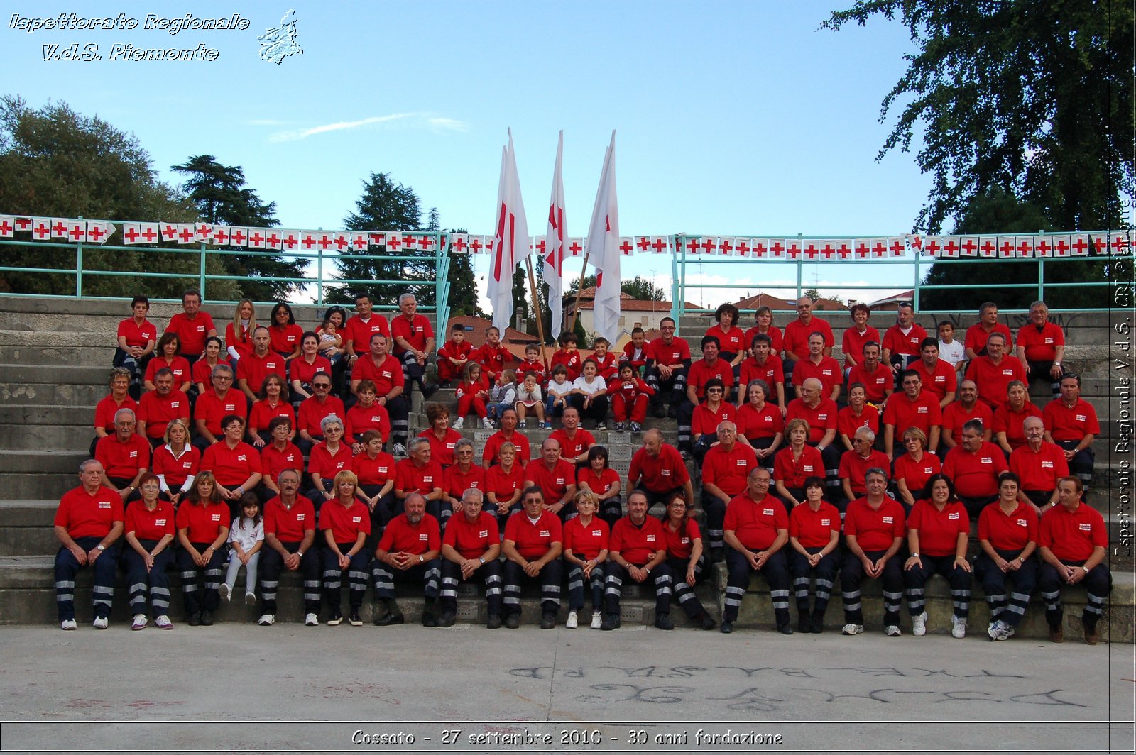 Cossato - 27 settembre 2010 - 30 anni fondazione -  Croce Rossa Italiana - Ispettorato Regionale Volontari del Soccorso Piemonte