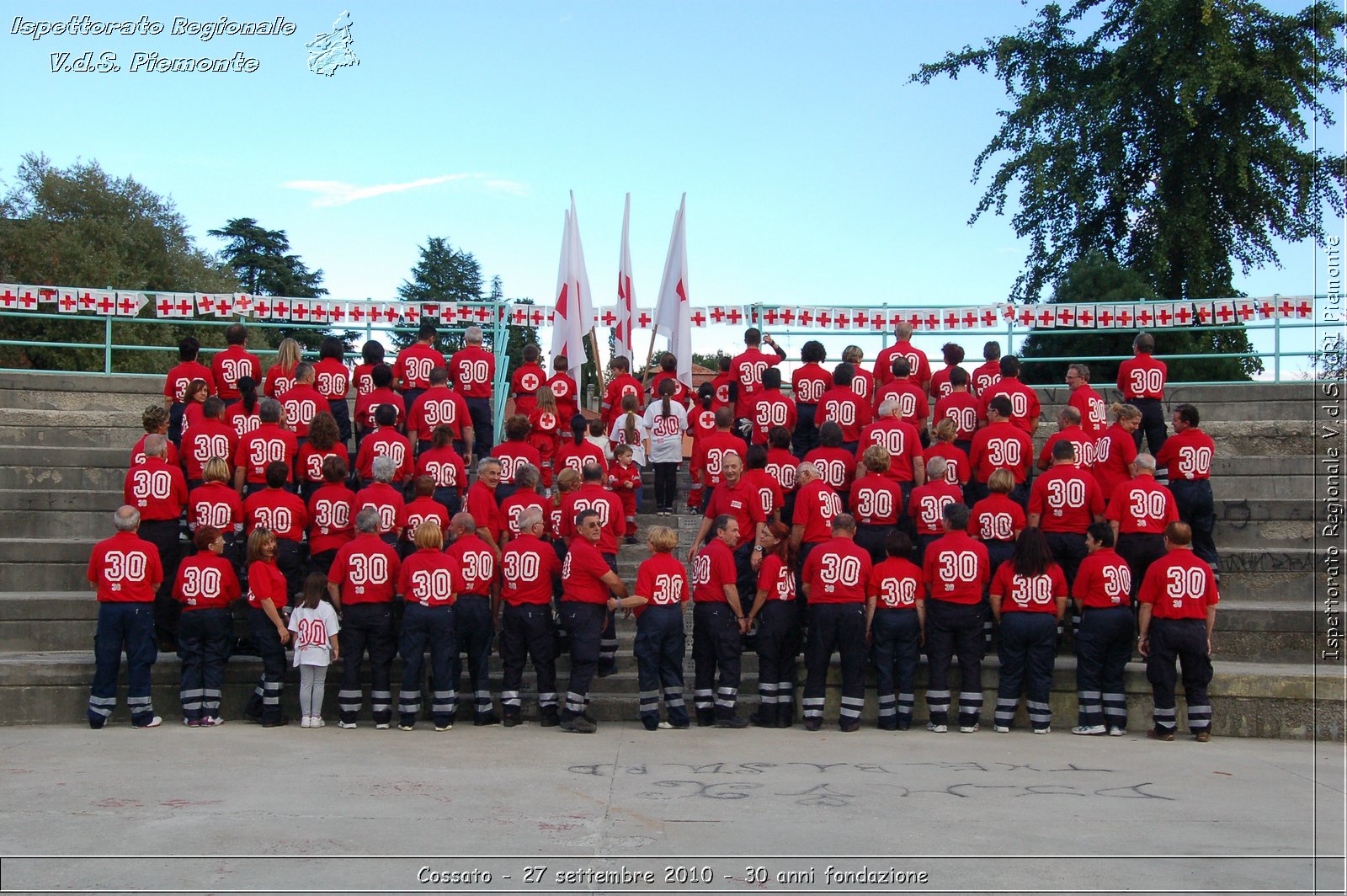 Cossato - 27 settembre 2010 - 30 anni fondazione -  Croce Rossa Italiana - Ispettorato Regionale Volontari del Soccorso Piemonte