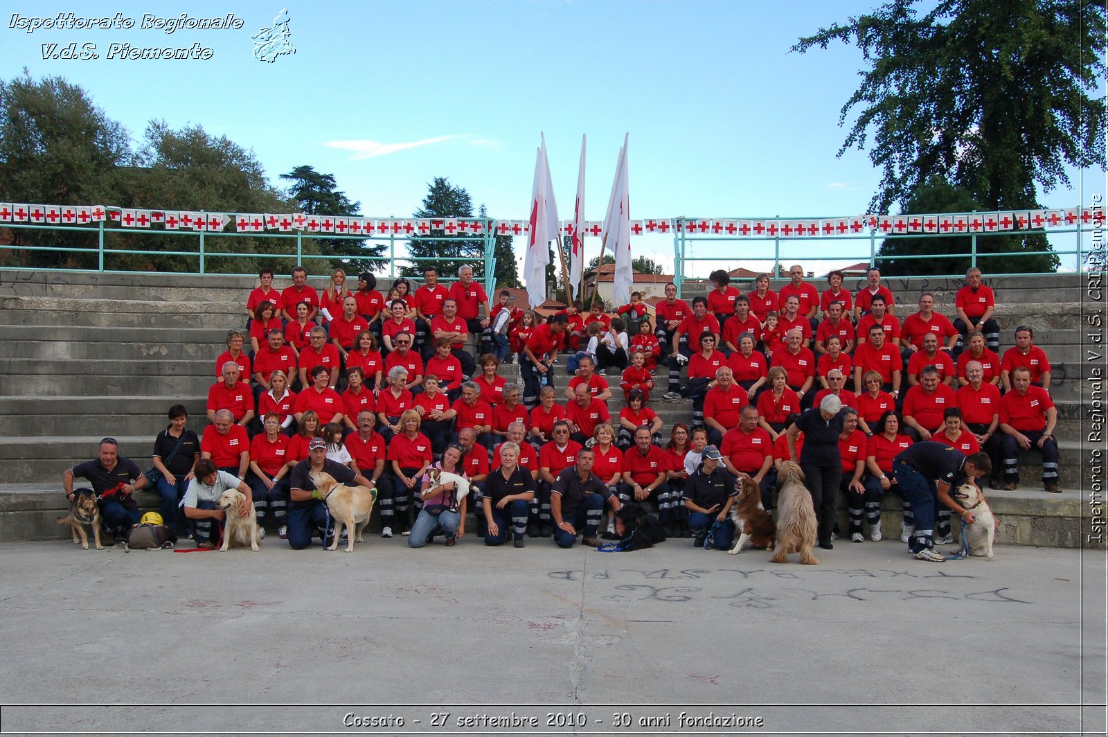 Cossato - 27 settembre 2010 - 30 anni fondazione -  Croce Rossa Italiana - Ispettorato Regionale Volontari del Soccorso Piemonte