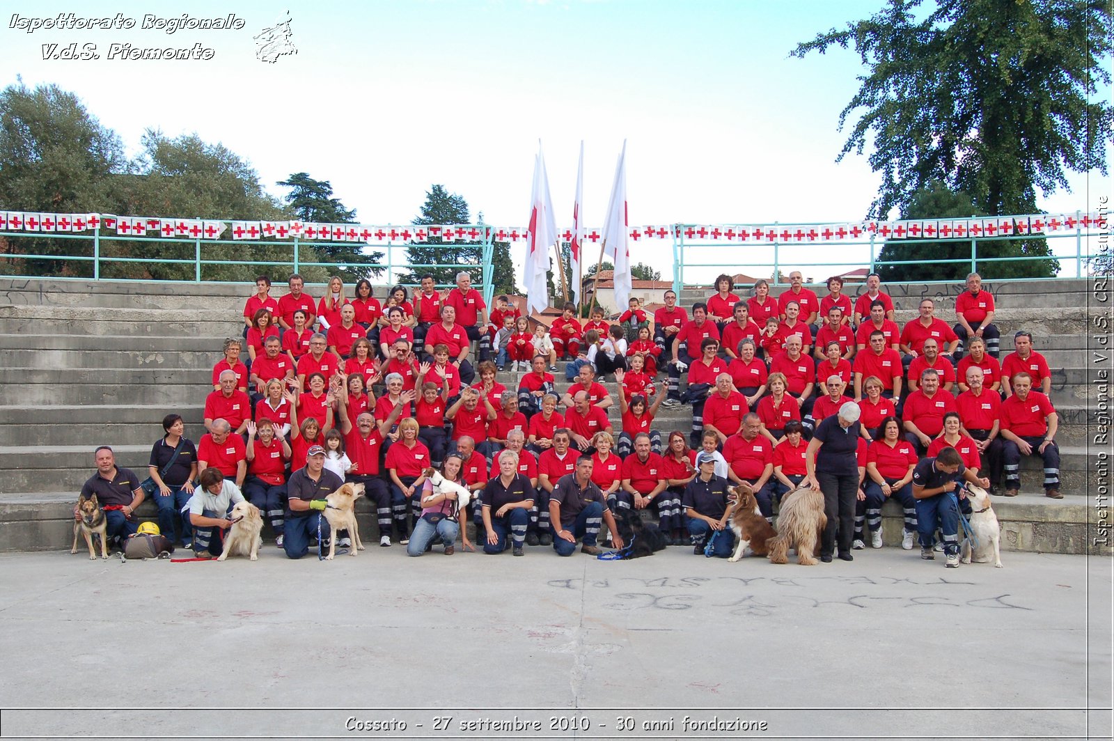 Cossato - 27 settembre 2010 - 30 anni fondazione -  Croce Rossa Italiana - Ispettorato Regionale Volontari del Soccorso Piemonte