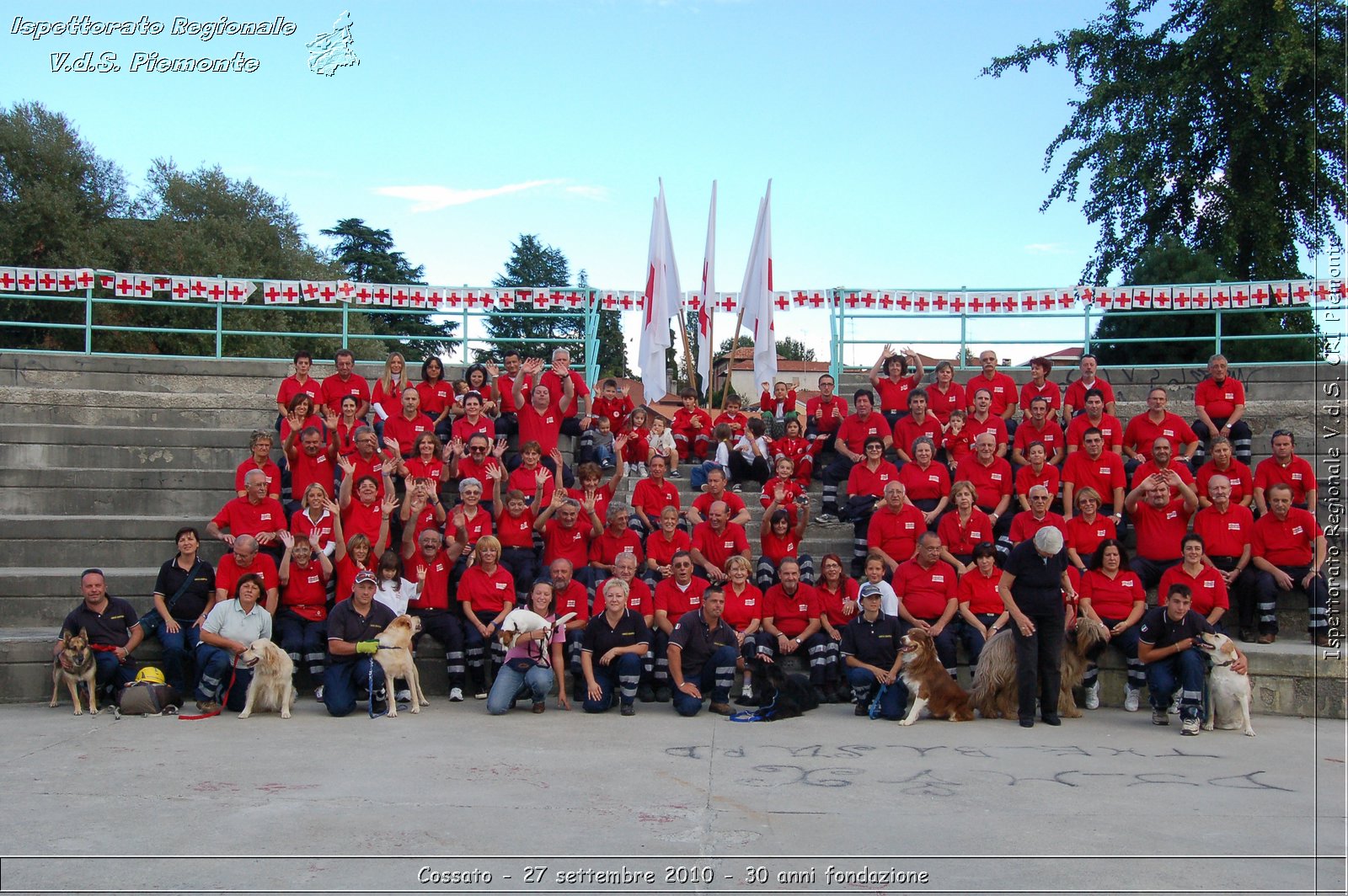 Cossato - 27 settembre 2010 - 30 anni fondazione -  Croce Rossa Italiana - Ispettorato Regionale Volontari del Soccorso Piemonte