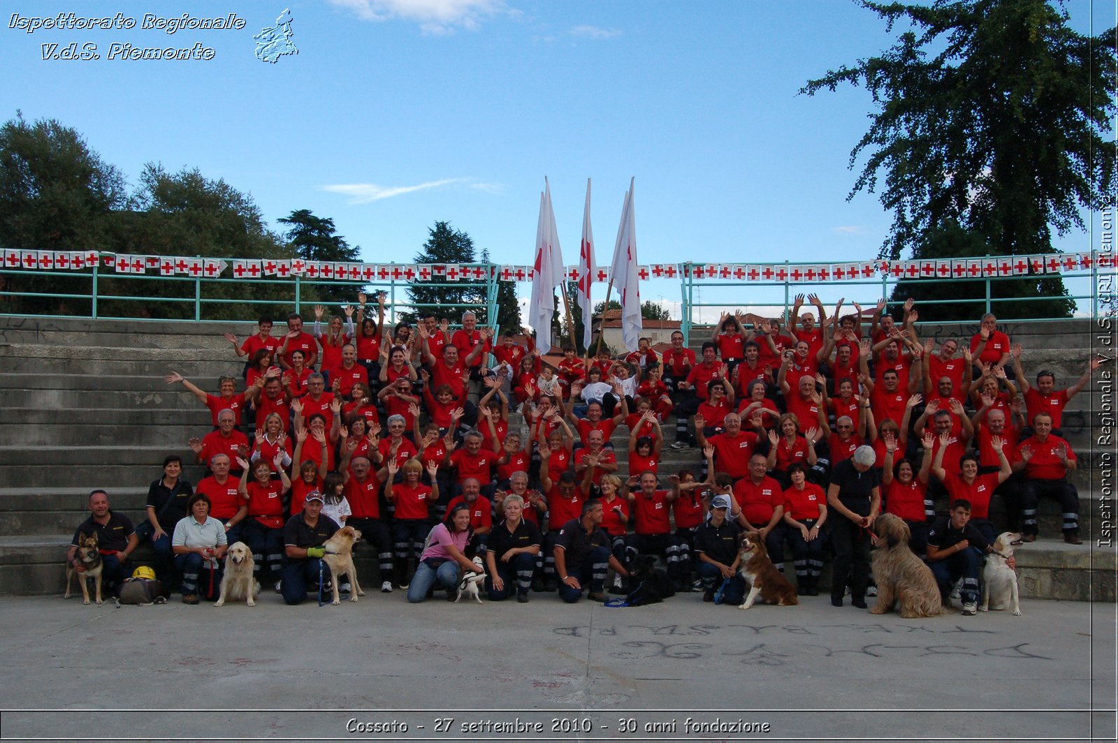 Cossato - 27 settembre 2010 - 30 anni fondazione -  Croce Rossa Italiana - Ispettorato Regionale Volontari del Soccorso Piemonte