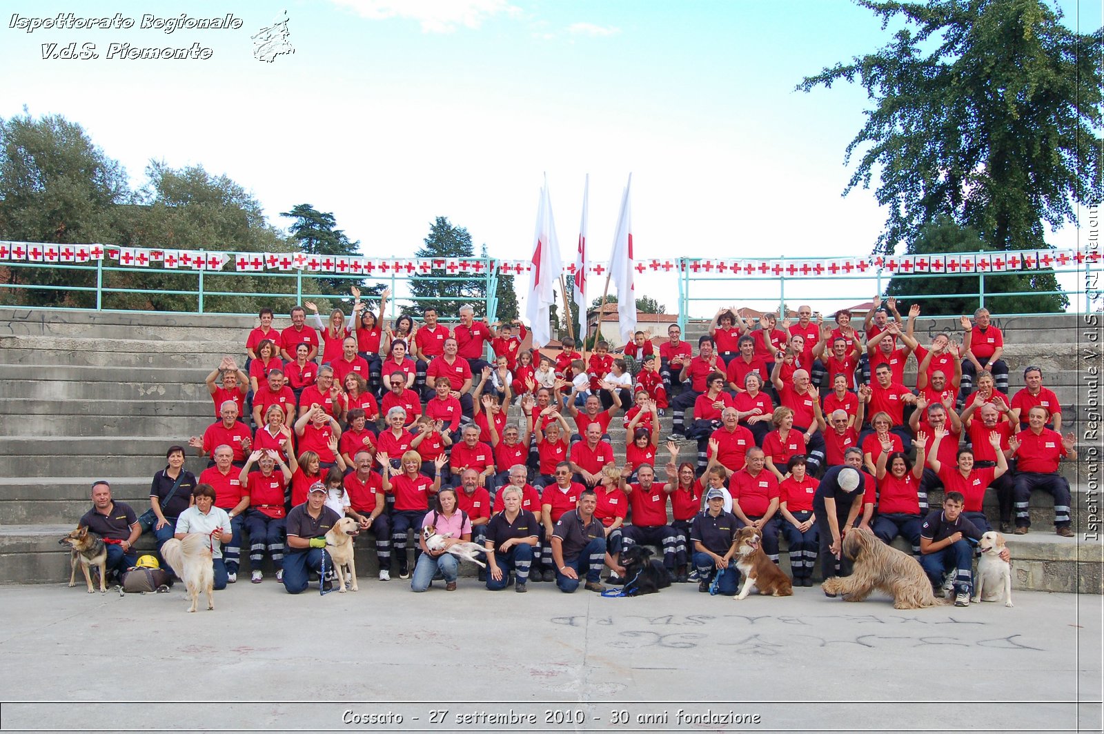 Cossato - 27 settembre 2010 - 30 anni fondazione -  Croce Rossa Italiana - Ispettorato Regionale Volontari del Soccorso Piemonte