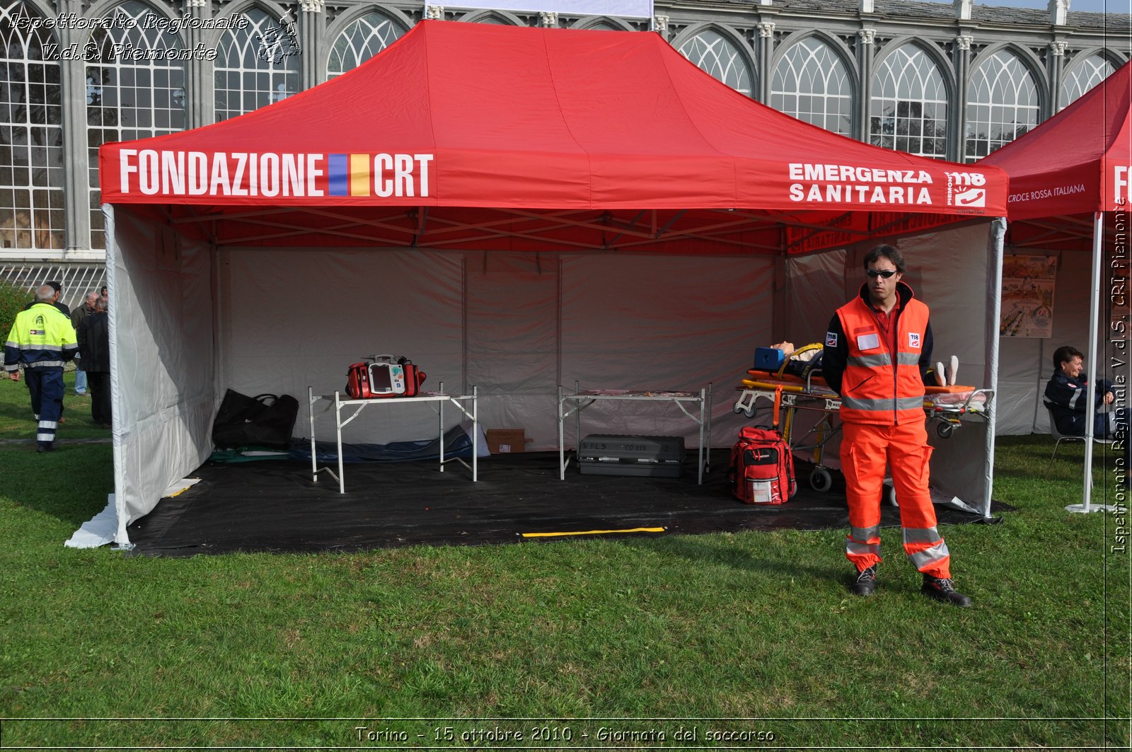 Torino - 15 ottobre 2010 - Fondazione CRT, Giornata del soccorso -  Croce Rossa Italiana - Ispettorato Regionale Volontari del Soccorso Piemonte