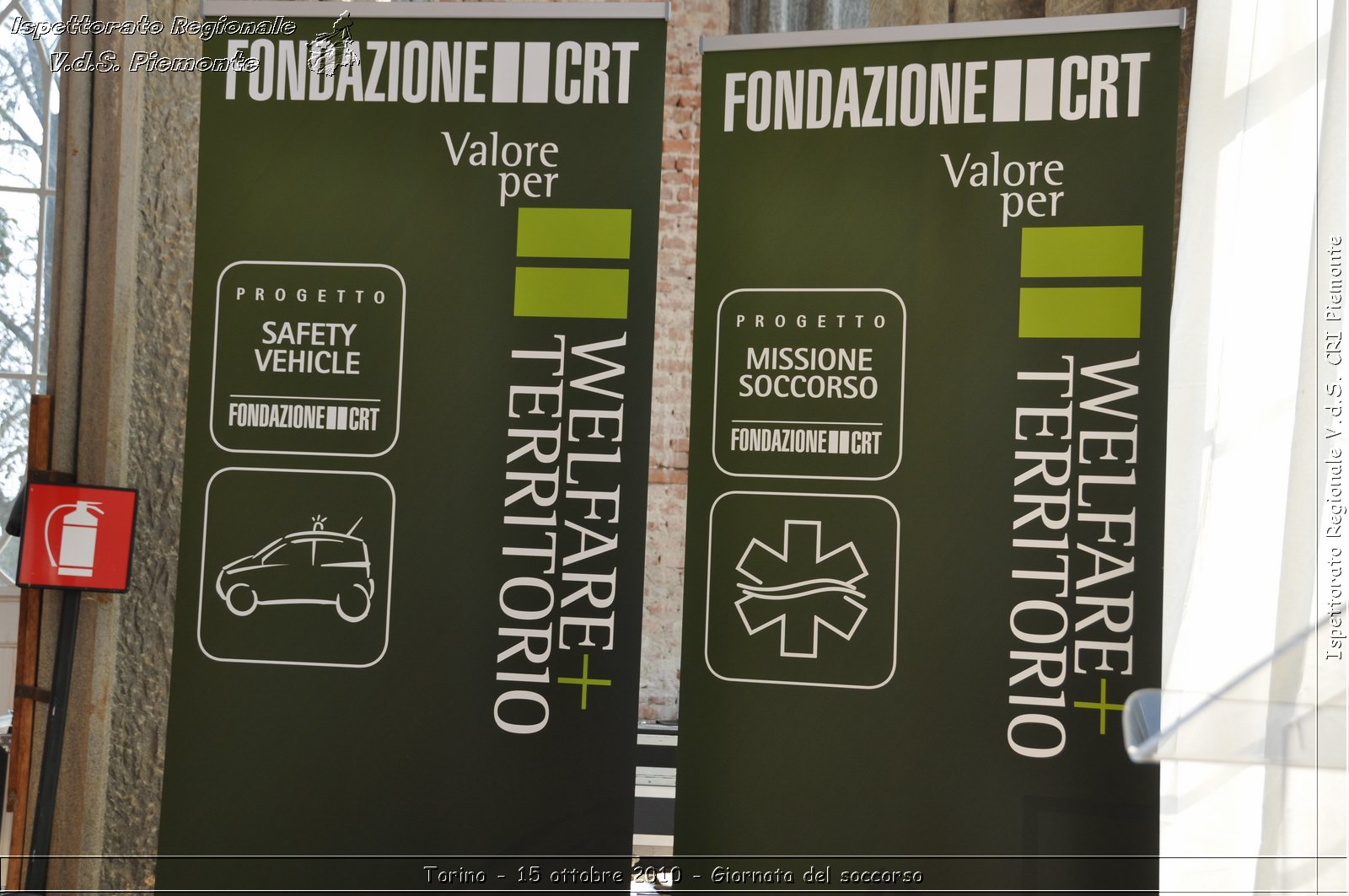 Torino - 15 ottobre 2010 - Fondazione CRT, Giornata del soccorso -  Croce Rossa Italiana - Ispettorato Regionale Volontari del Soccorso Piemonte