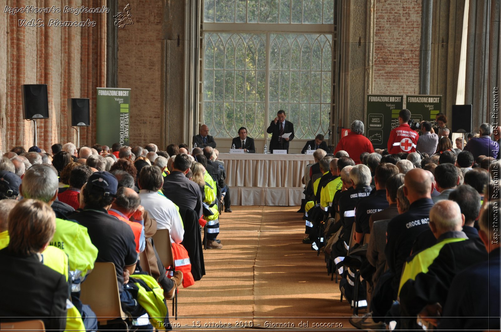 Torino - 15 ottobre 2010 - Fondazione CRT, Giornata del soccorso -  Croce Rossa Italiana - Ispettorato Regionale Volontari del Soccorso Piemonte