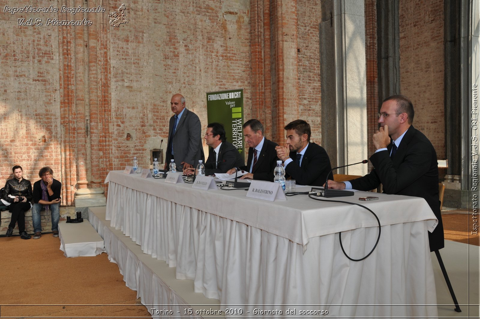 Torino - 15 ottobre 2010 - Fondazione CRT, Giornata del soccorso -  Croce Rossa Italiana - Ispettorato Regionale Volontari del Soccorso Piemonte