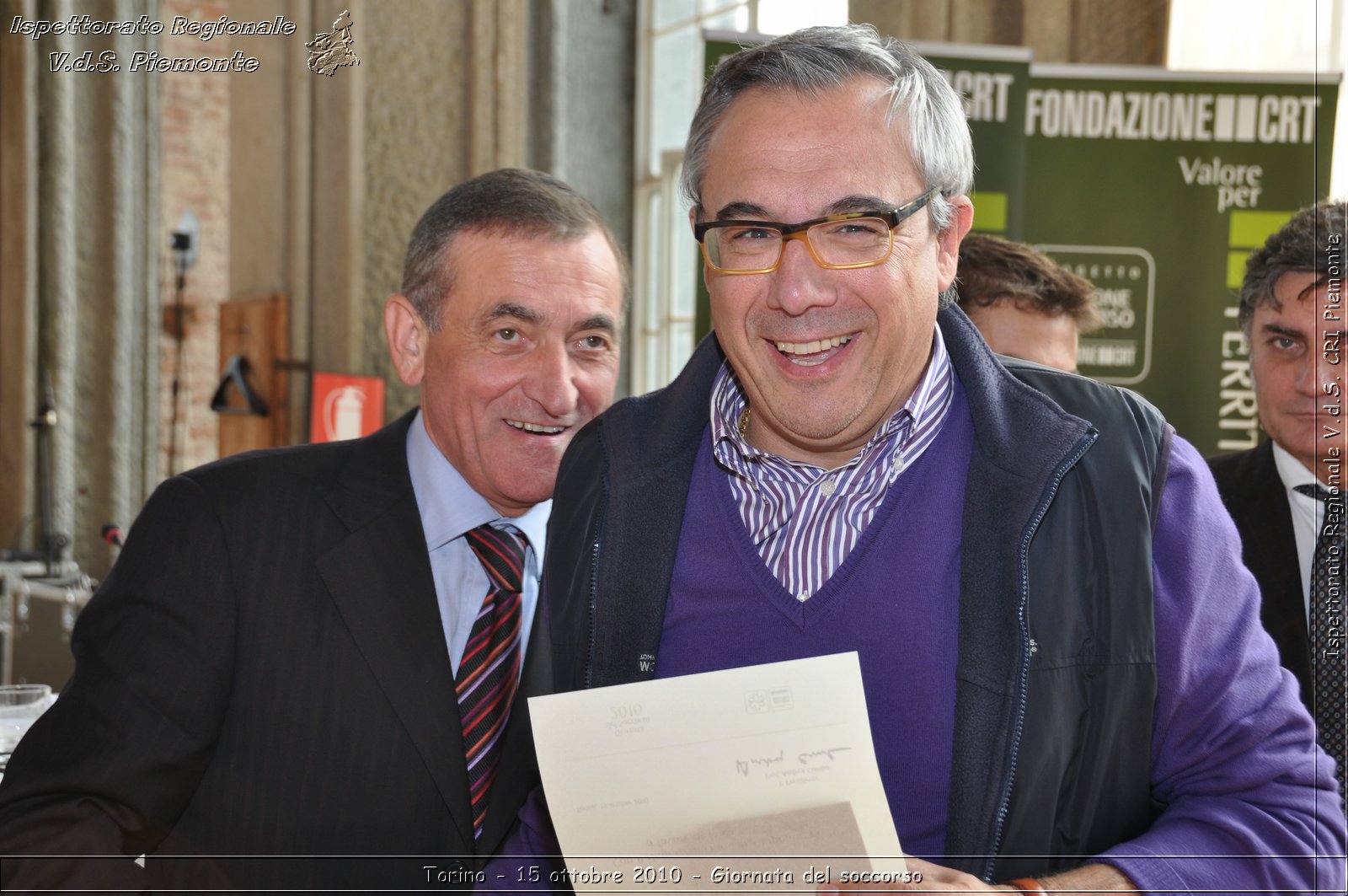 Torino - 15 ottobre 2010 - Fondazione CRT, Giornata del soccorso -  Croce Rossa Italiana - Ispettorato Regionale Volontari del Soccorso Piemonte