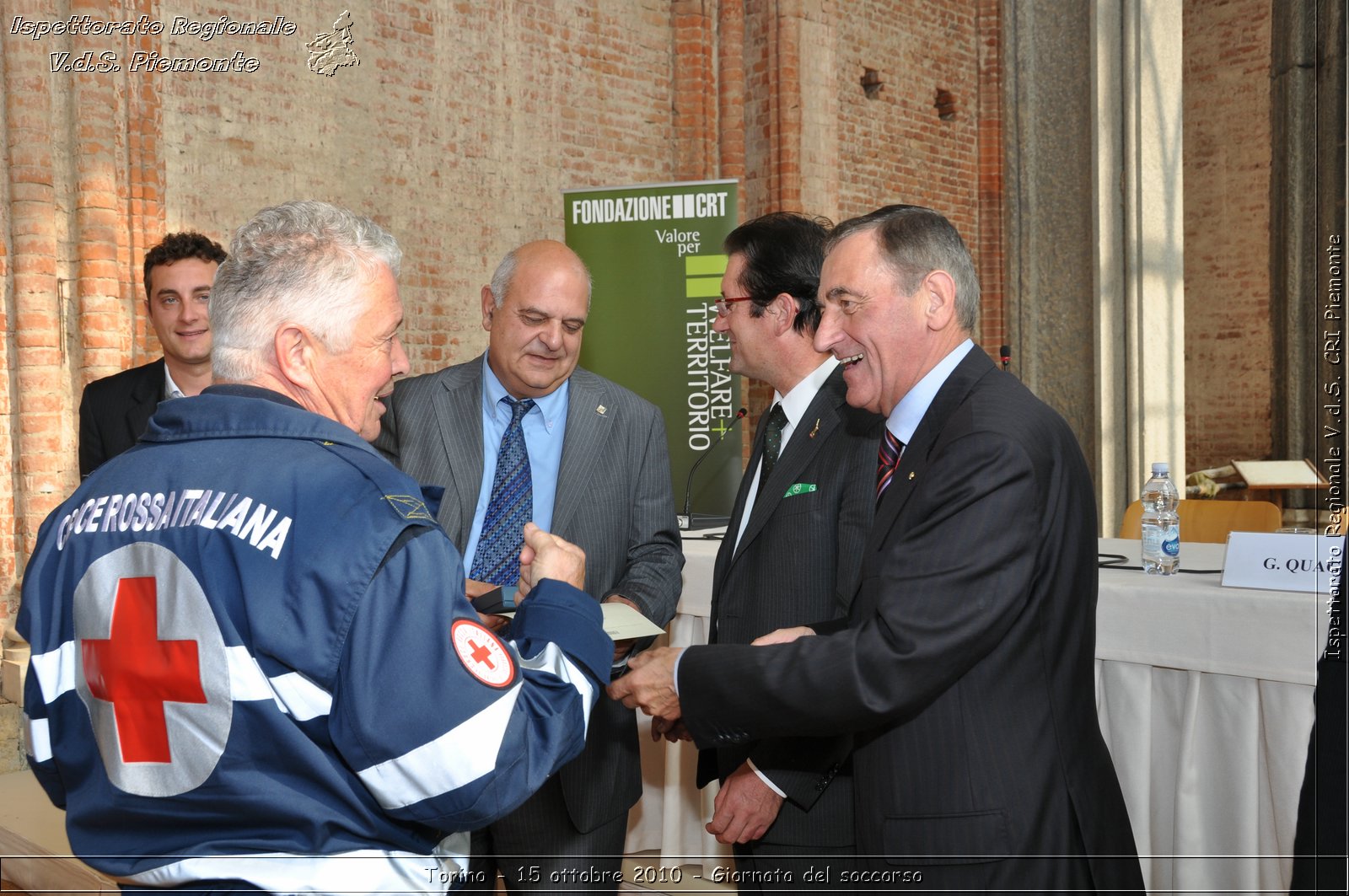 Torino - 15 ottobre 2010 - Fondazione CRT, Giornata del soccorso -  Croce Rossa Italiana - Ispettorato Regionale Volontari del Soccorso Piemonte