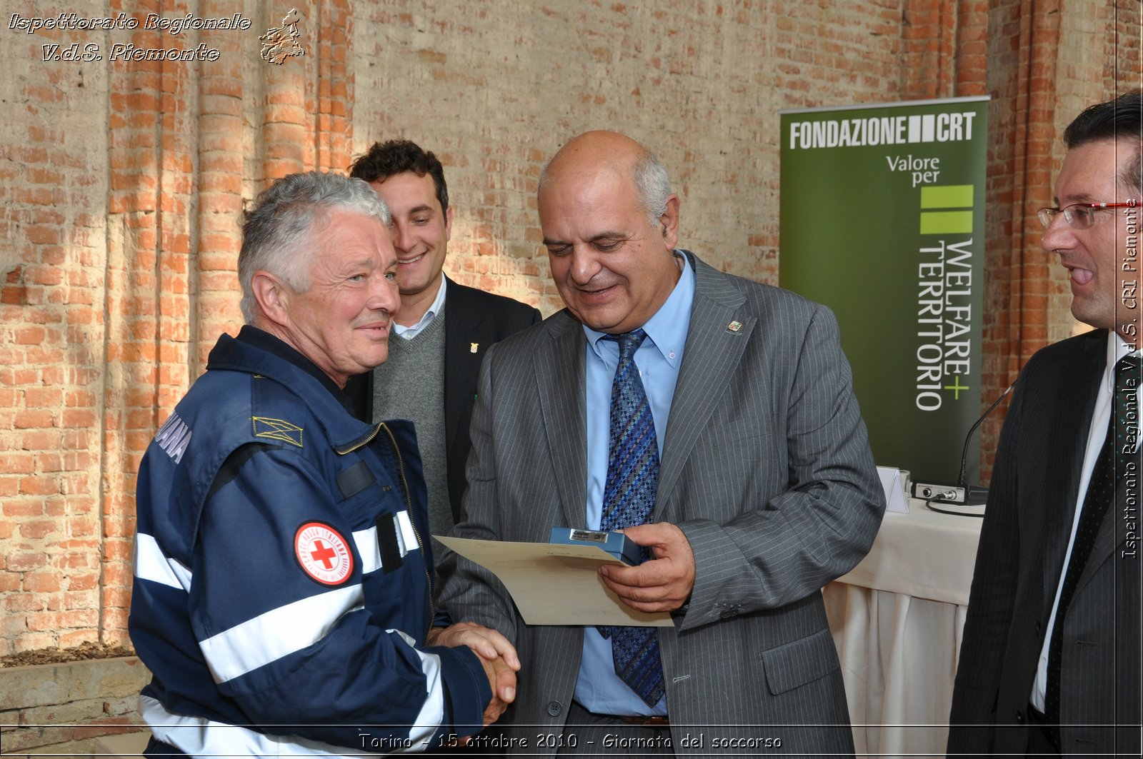 Torino - 15 ottobre 2010 - Fondazione CRT, Giornata del soccorso -  Croce Rossa Italiana - Ispettorato Regionale Volontari del Soccorso Piemonte