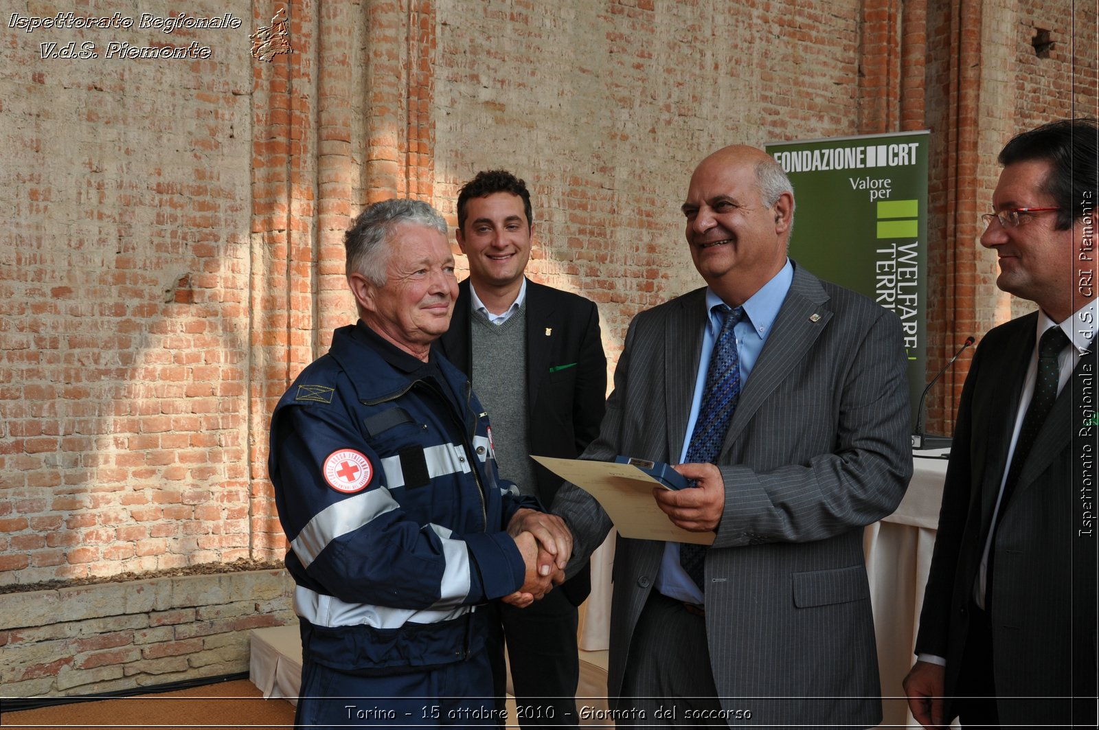 Torino - 15 ottobre 2010 - Fondazione CRT, Giornata del soccorso -  Croce Rossa Italiana - Ispettorato Regionale Volontari del Soccorso Piemonte