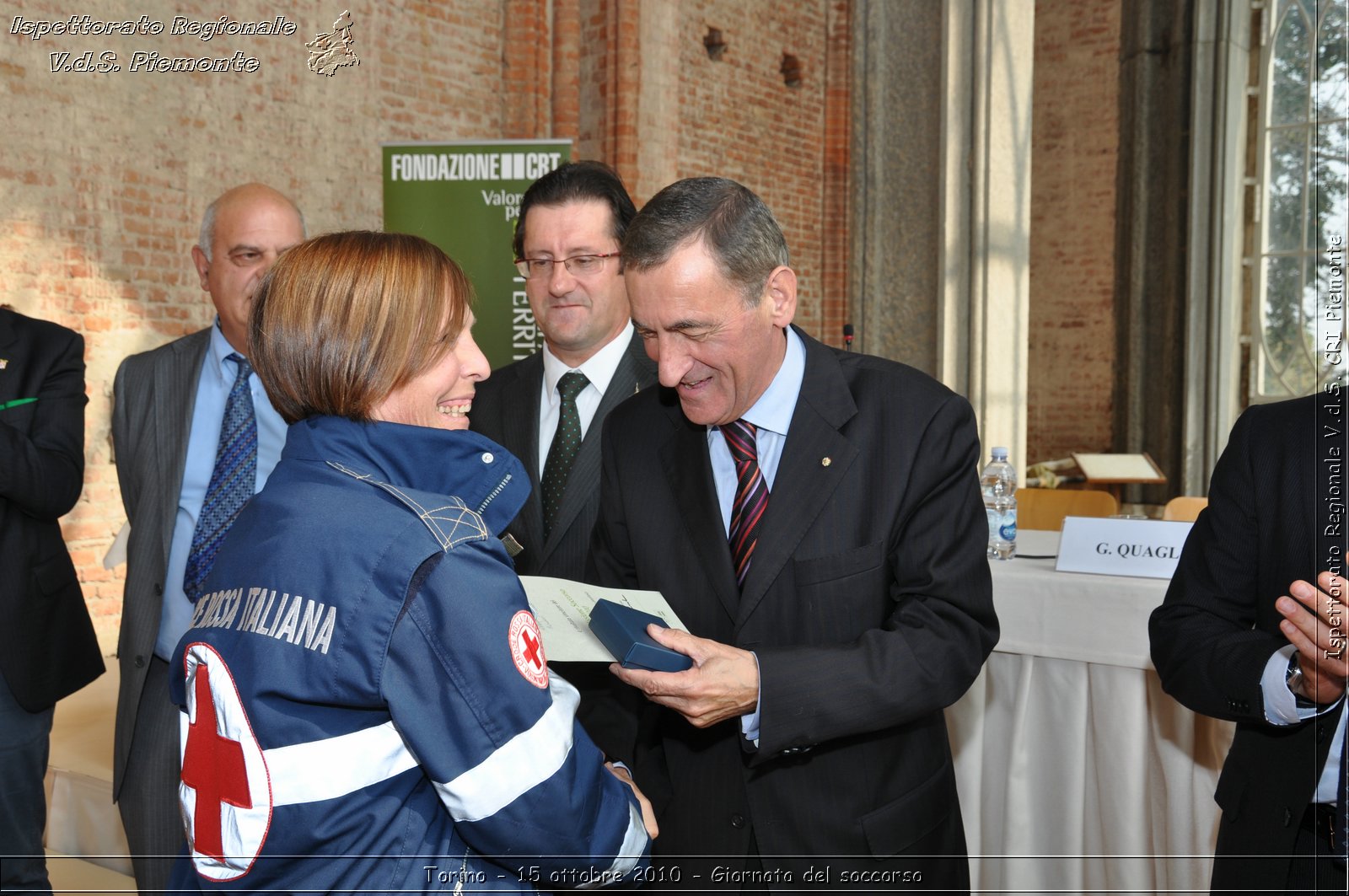 Torino - 15 ottobre 2010 - Fondazione CRT, Giornata del soccorso -  Croce Rossa Italiana - Ispettorato Regionale Volontari del Soccorso Piemonte