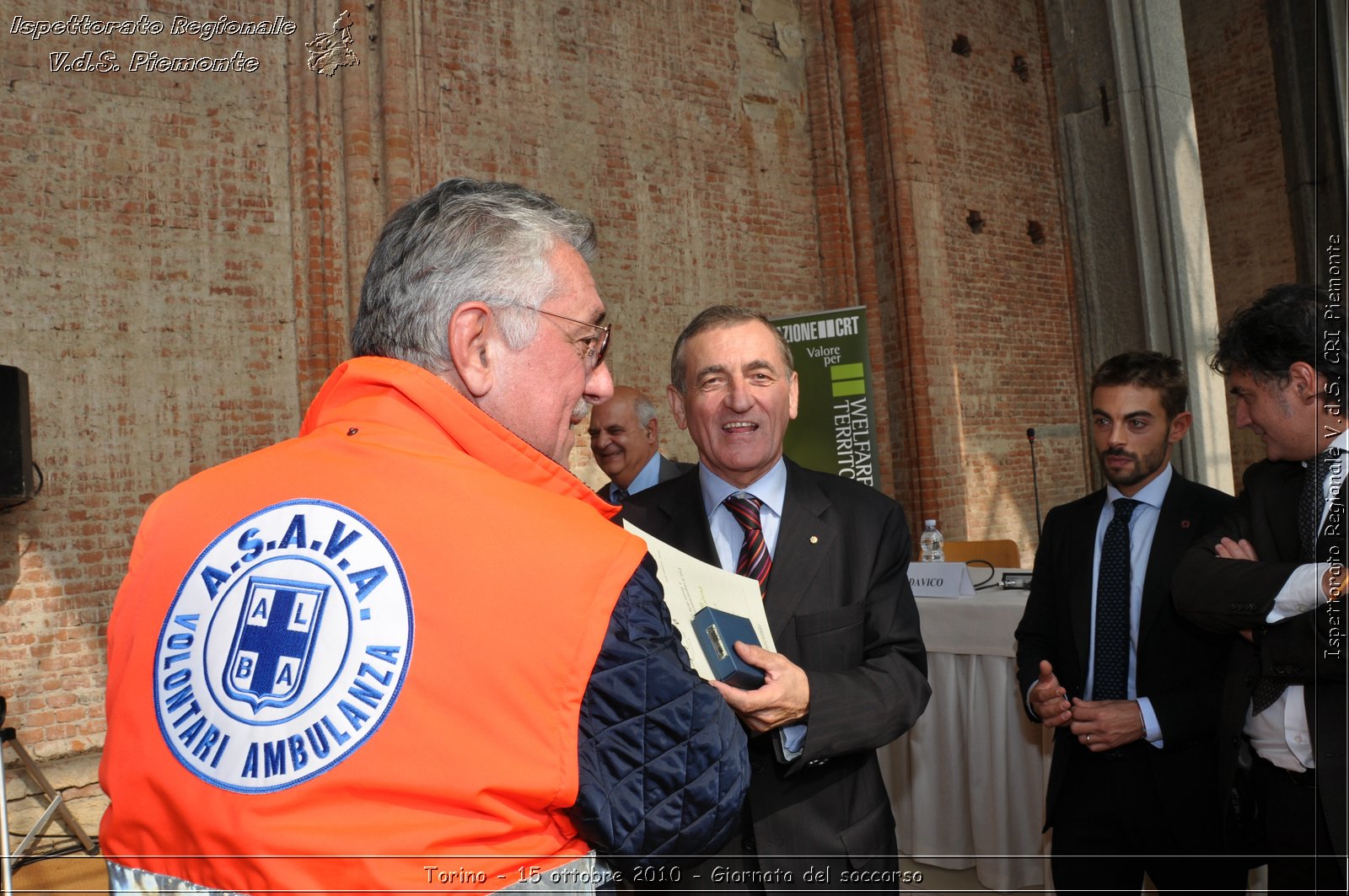 Torino - 15 ottobre 2010 - Fondazione CRT, Giornata del soccorso -  Croce Rossa Italiana - Ispettorato Regionale Volontari del Soccorso Piemonte