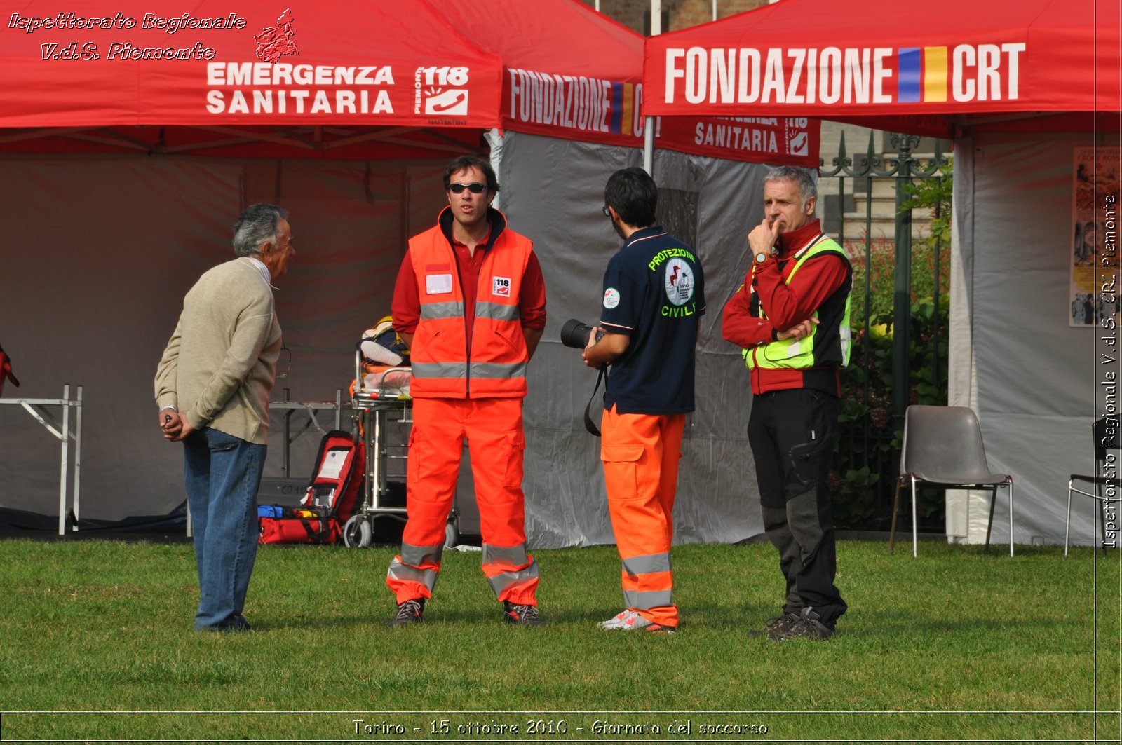 Torino - 15 ottobre 2010 - Fondazione CRT, Giornata del soccorso -  Croce Rossa Italiana - Ispettorato Regionale Volontari del Soccorso Piemonte