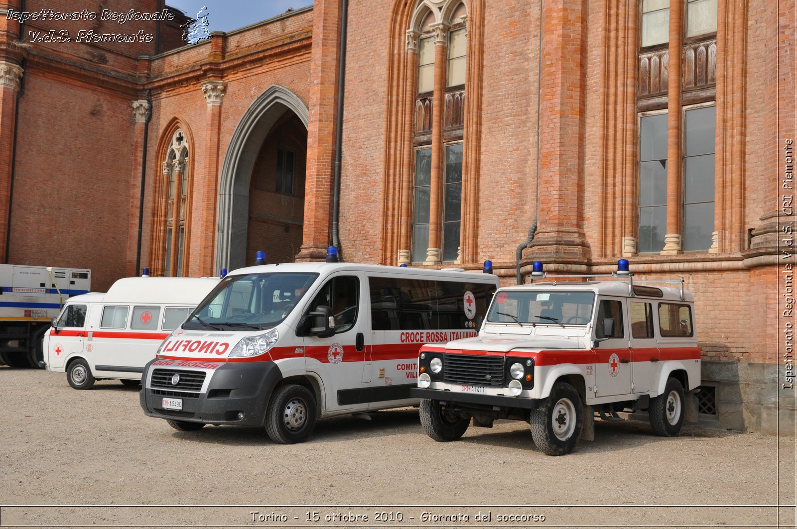 Torino - 15 ottobre 2010 - Fondazione CRT, Giornata del soccorso -  Croce Rossa Italiana - Ispettorato Regionale Volontari del Soccorso Piemonte