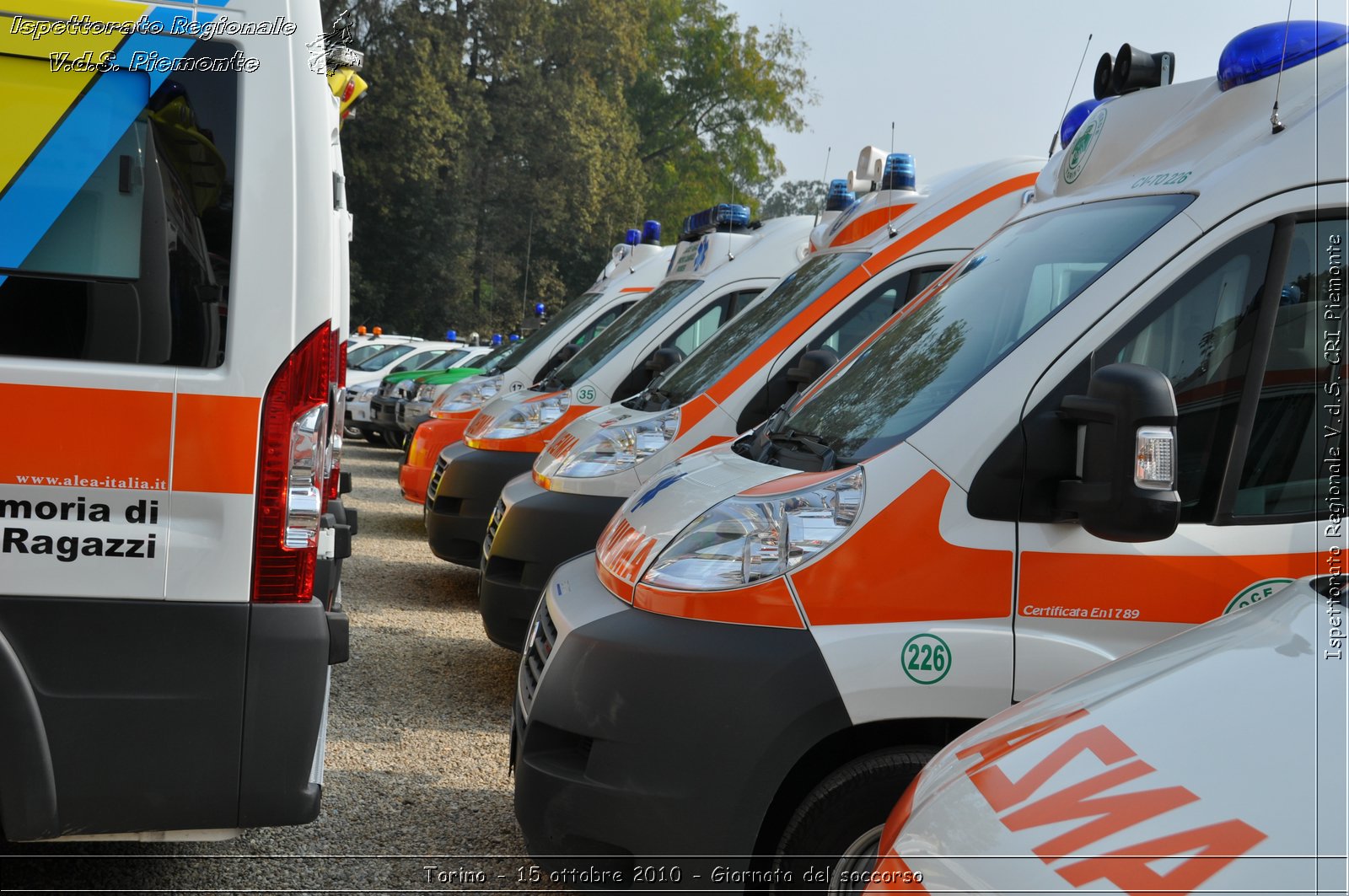 Torino - 15 ottobre 2010 - Fondazione CRT, Giornata del soccorso -  Croce Rossa Italiana - Ispettorato Regionale Volontari del Soccorso Piemonte