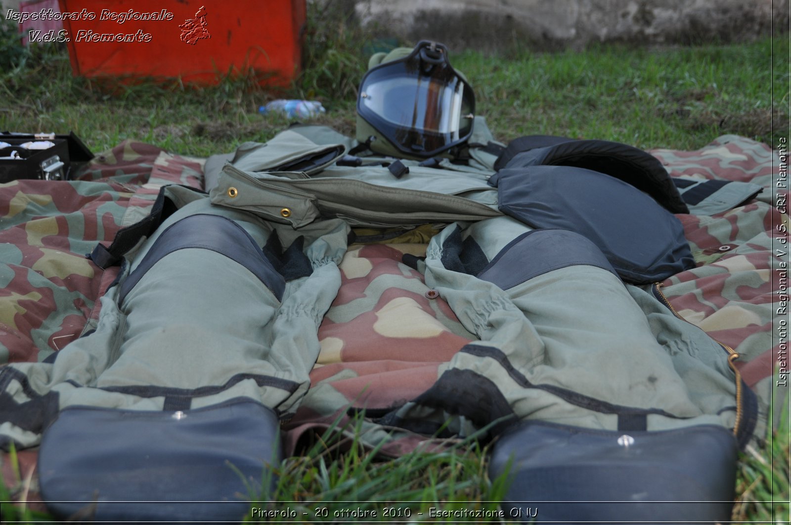 Pinerolo, Baudenasca - 20 ottobre 2010 - Esercitazione ONU -  Croce Rossa Italiana - Ispettorato Regionale Volontari del Soccorso Piemonte