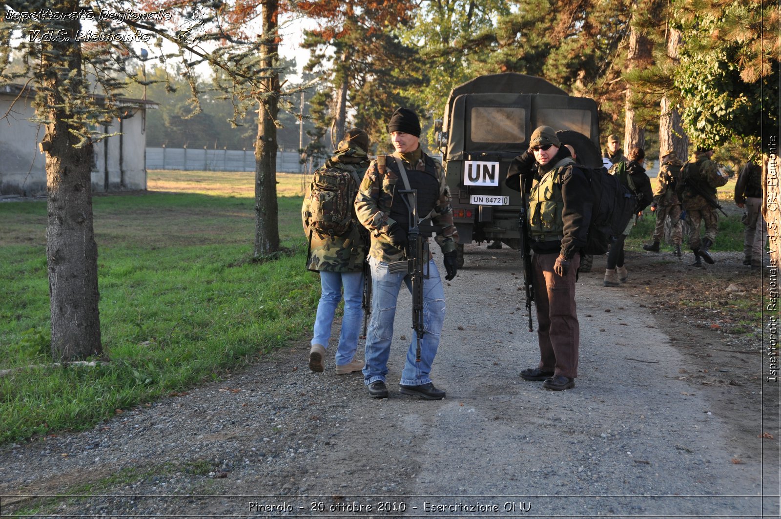 Pinerolo, Baudenasca - 20 ottobre 2010 - Esercitazione ONU -  Croce Rossa Italiana - Ispettorato Regionale Volontari del Soccorso Piemonte