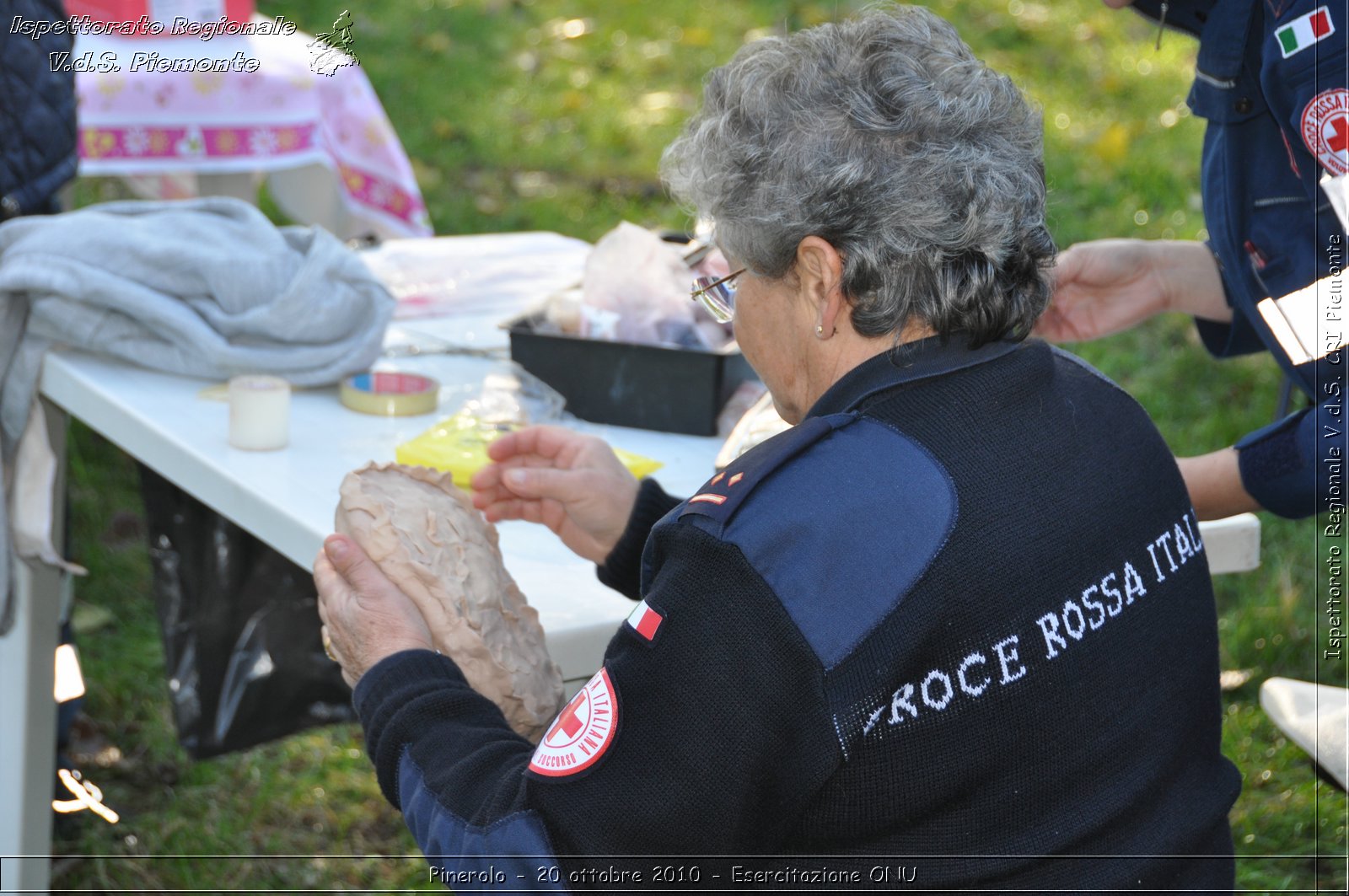 Pinerolo, Baudenasca - 20 ottobre 2010 - Esercitazione ONU -  Croce Rossa Italiana - Ispettorato Regionale Volontari del Soccorso Piemonte