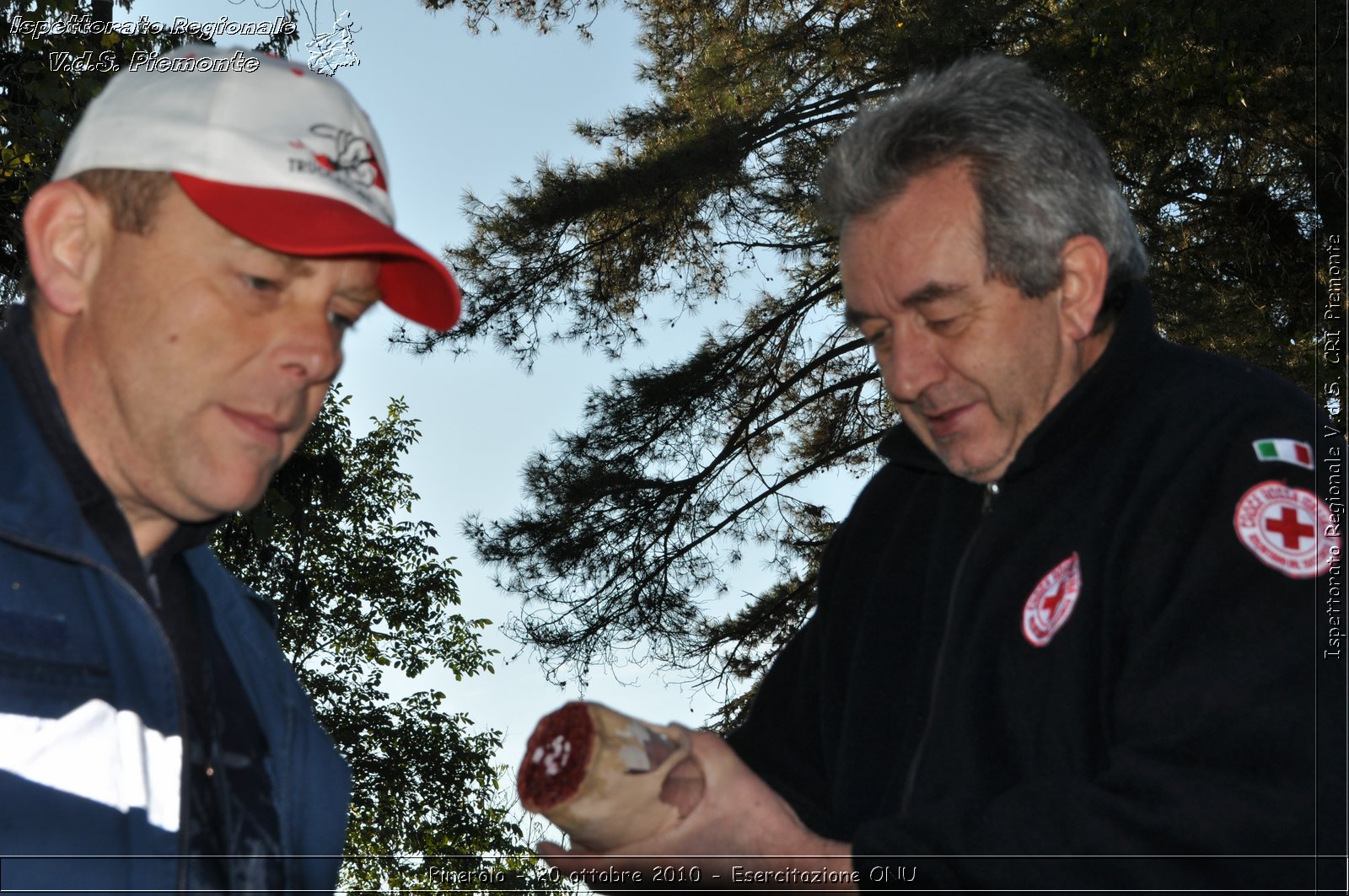 Pinerolo, Baudenasca - 20 ottobre 2010 - Esercitazione ONU -  Croce Rossa Italiana - Ispettorato Regionale Volontari del Soccorso Piemonte