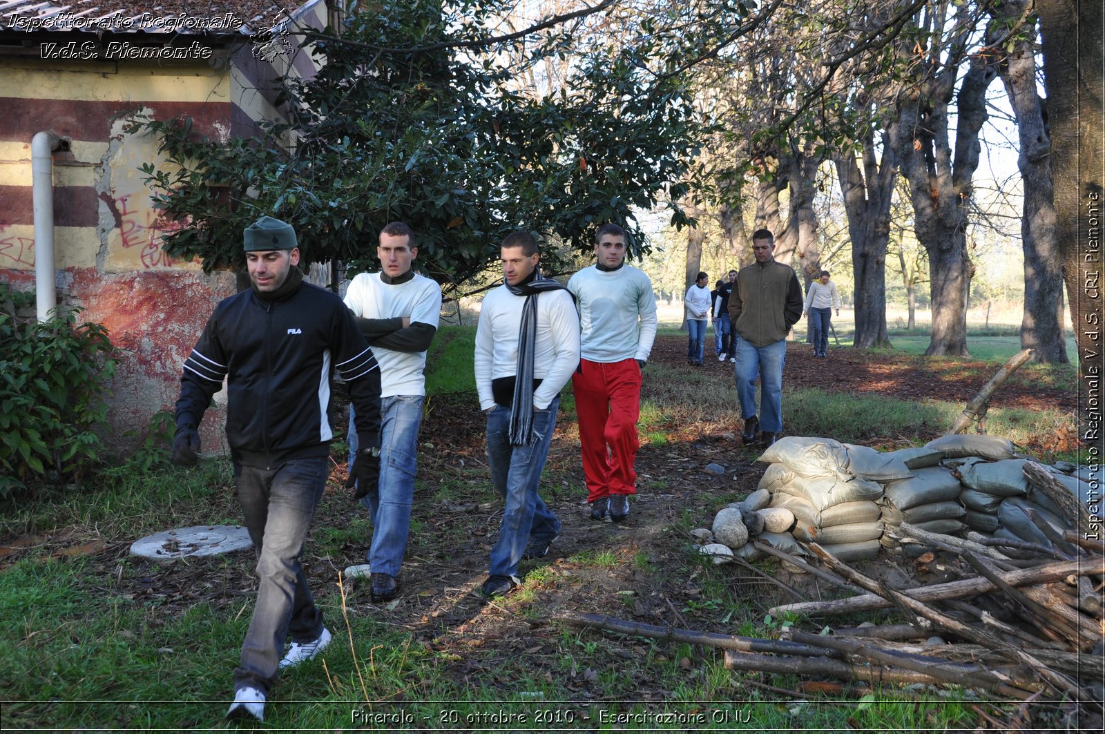 Pinerolo, Baudenasca - 20 ottobre 2010 - Esercitazione ONU -  Croce Rossa Italiana - Ispettorato Regionale Volontari del Soccorso Piemonte