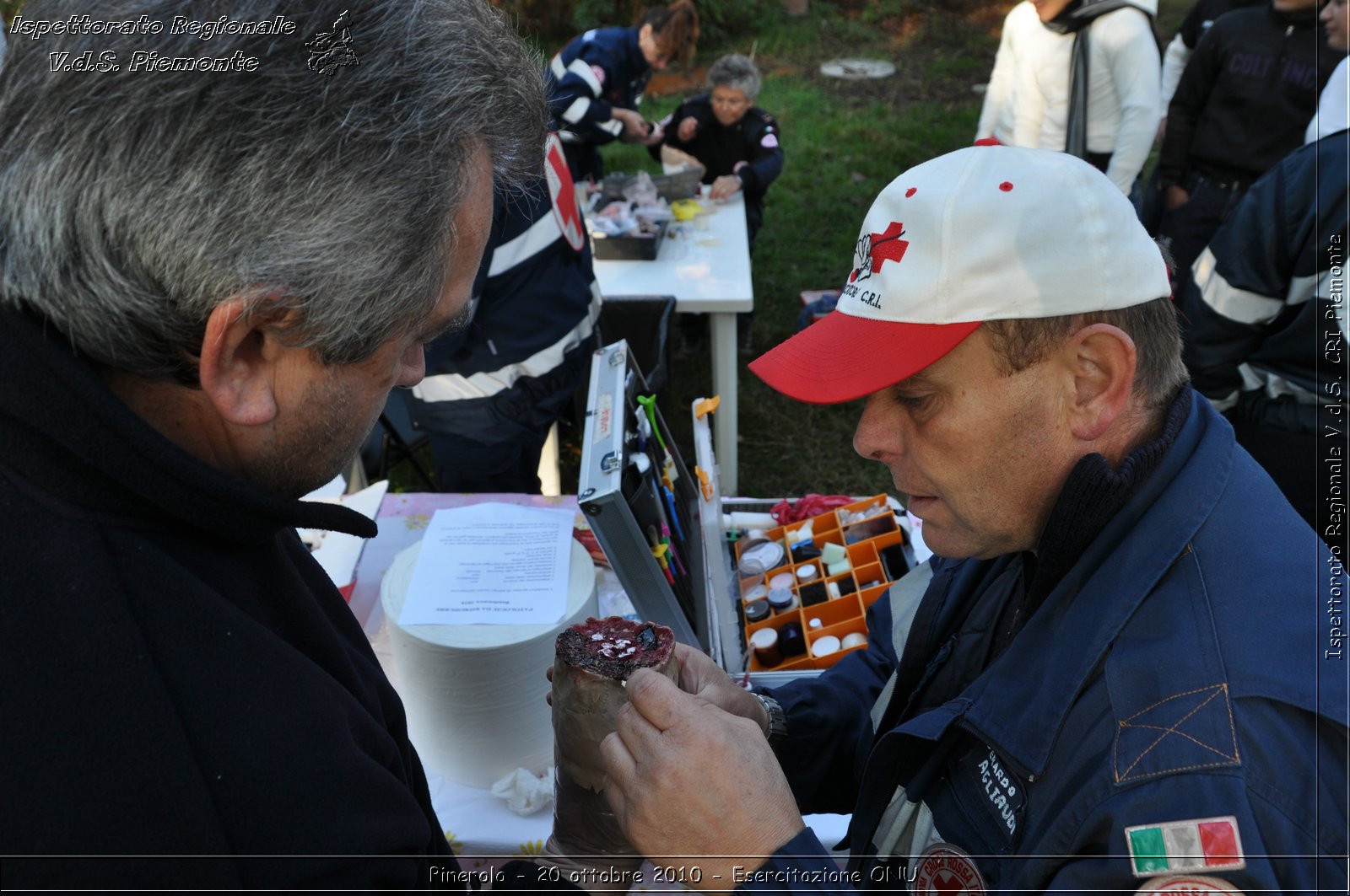 Pinerolo, Baudenasca - 20 ottobre 2010 - Esercitazione ONU -  Croce Rossa Italiana - Ispettorato Regionale Volontari del Soccorso Piemonte