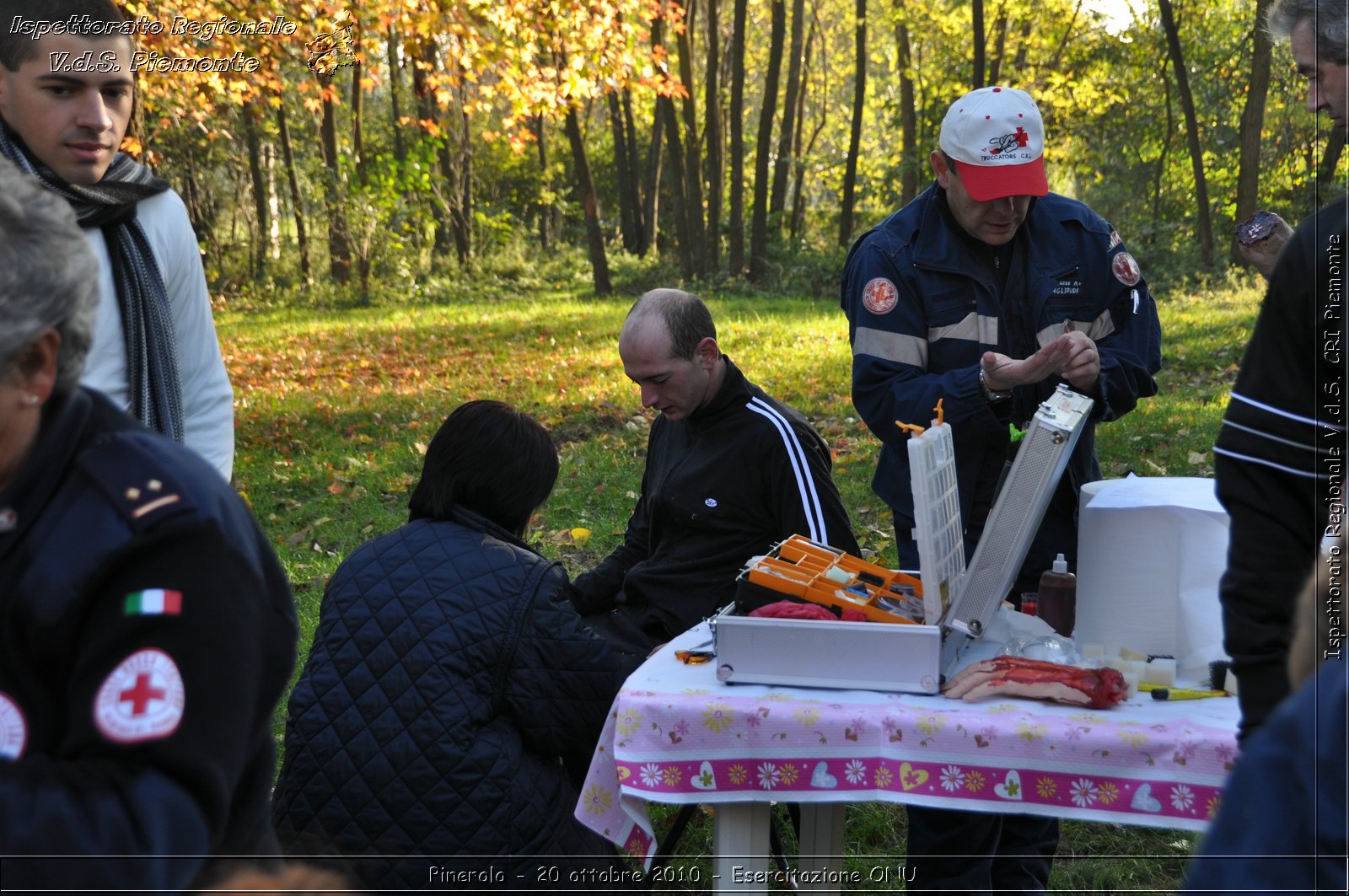 Pinerolo, Baudenasca - 20 ottobre 2010 - Esercitazione ONU -  Croce Rossa Italiana - Ispettorato Regionale Volontari del Soccorso Piemonte