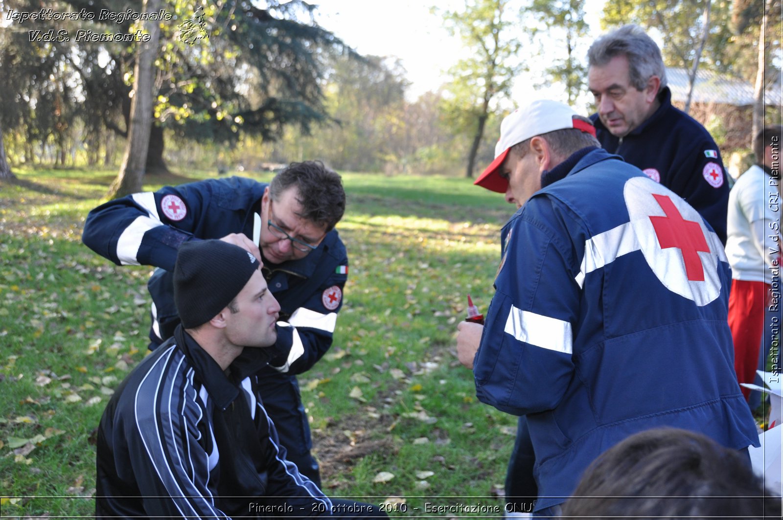 Pinerolo, Baudenasca - 20 ottobre 2010 - Esercitazione ONU -  Croce Rossa Italiana - Ispettorato Regionale Volontari del Soccorso Piemonte