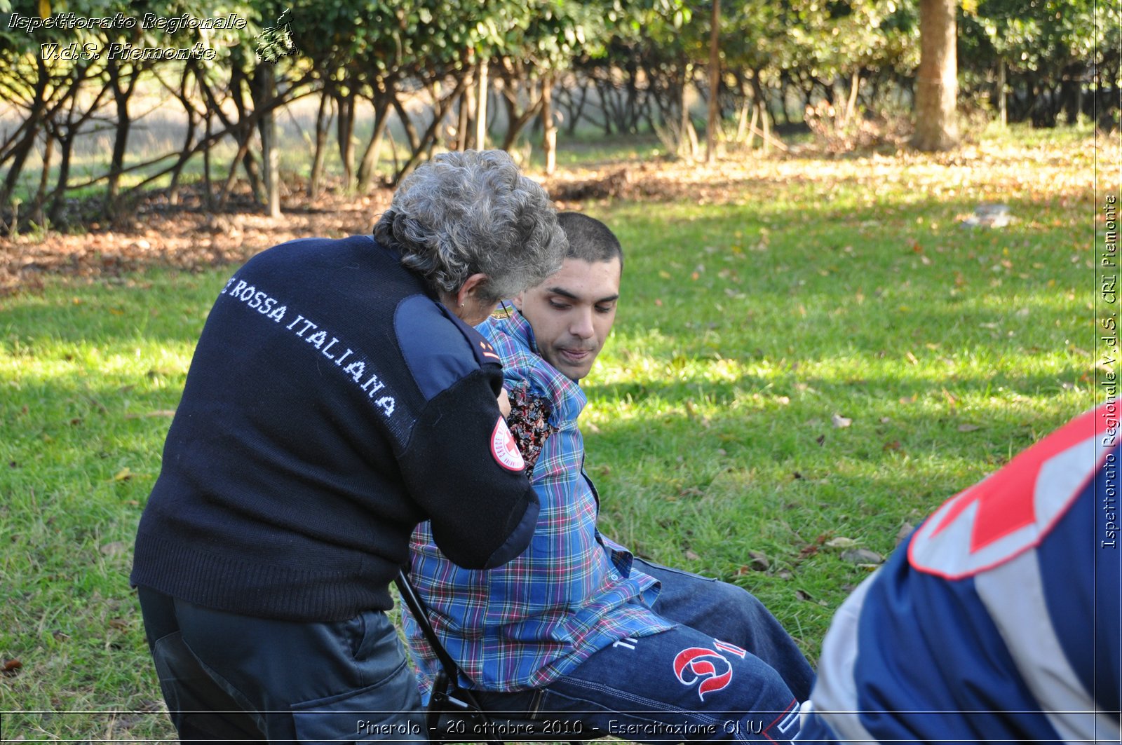 Pinerolo, Baudenasca - 20 ottobre 2010 - Esercitazione ONU -  Croce Rossa Italiana - Ispettorato Regionale Volontari del Soccorso Piemonte