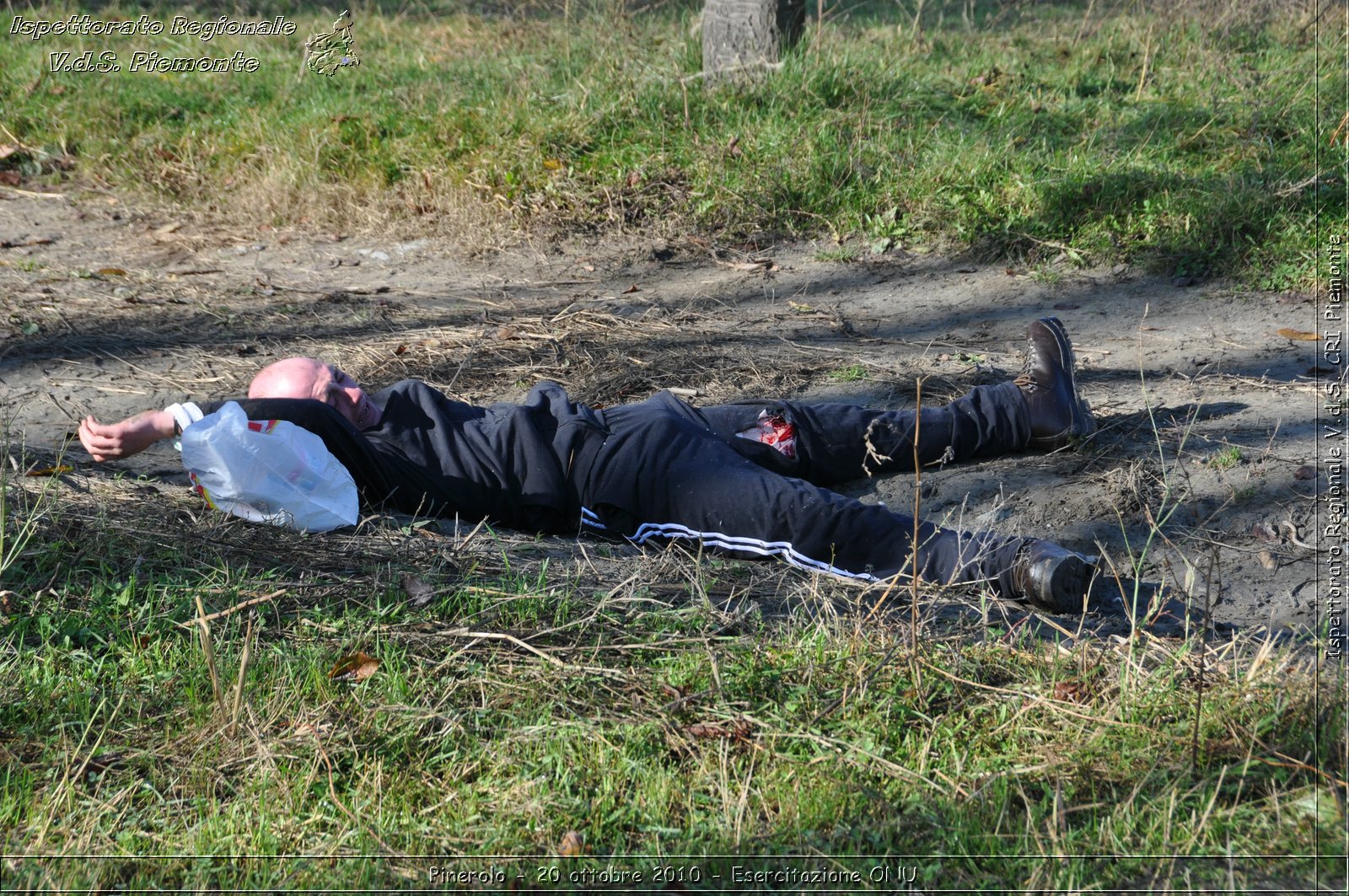 Pinerolo, Baudenasca - 20 ottobre 2010 - Esercitazione ONU -  Croce Rossa Italiana - Ispettorato Regionale Volontari del Soccorso Piemonte