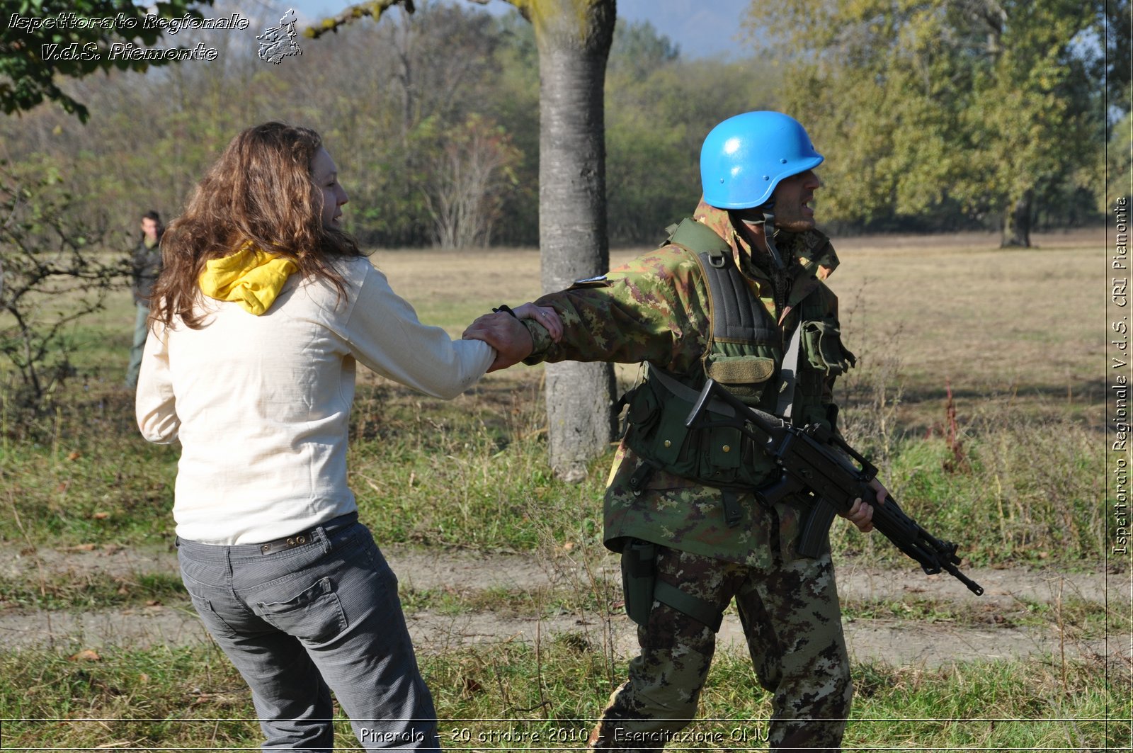 Pinerolo, Baudenasca - 20 ottobre 2010 - Esercitazione ONU -  Croce Rossa Italiana - Ispettorato Regionale Volontari del Soccorso Piemonte