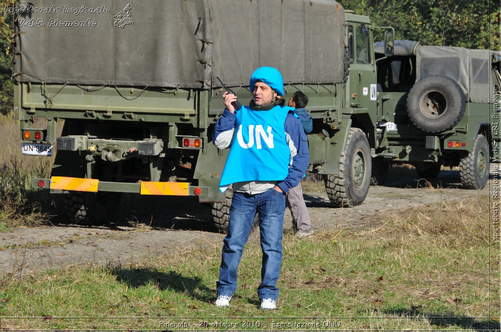 Pinerolo, Baudenasca - 20 ottobre 2010 - Esercitazione ONU -  Croce Rossa Italiana - Ispettorato Regionale Volontari del Soccorso Piemonte