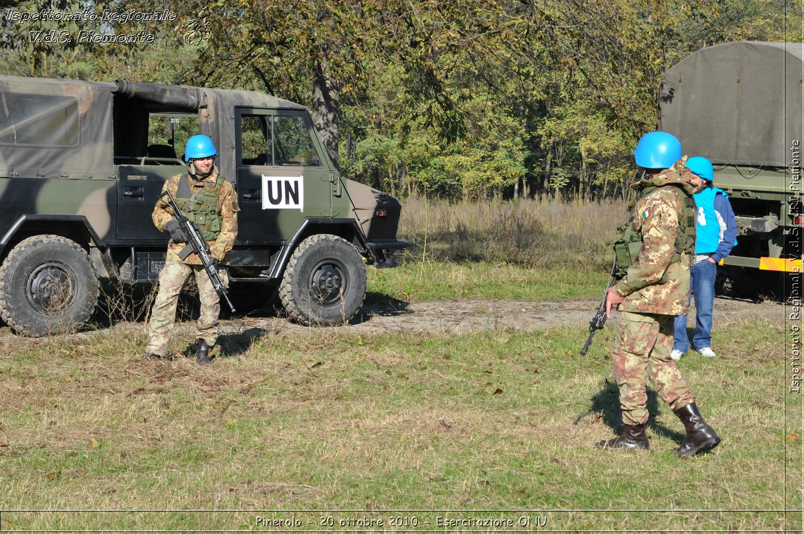 Pinerolo, Baudenasca - 20 ottobre 2010 - Esercitazione ONU -  Croce Rossa Italiana - Ispettorato Regionale Volontari del Soccorso Piemonte