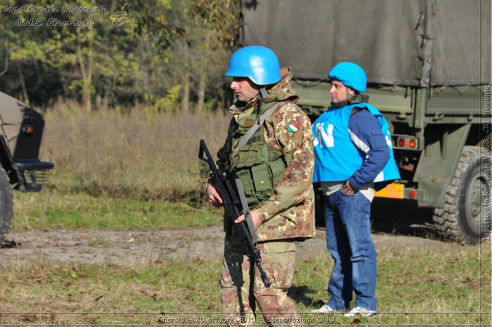 Pinerolo, Baudenasca - 20 ottobre 2010 - Esercitazione ONU -  Croce Rossa Italiana - Ispettorato Regionale Volontari del Soccorso Piemonte